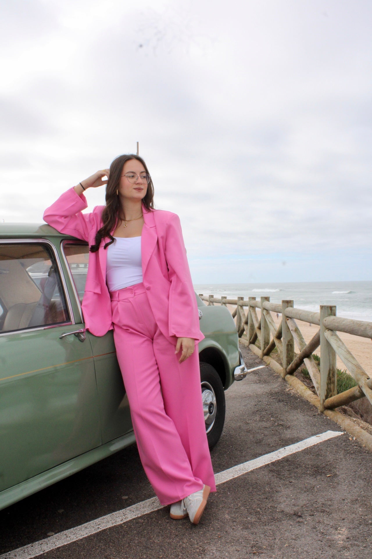 Conjunto de Blazer e Calça de Fato