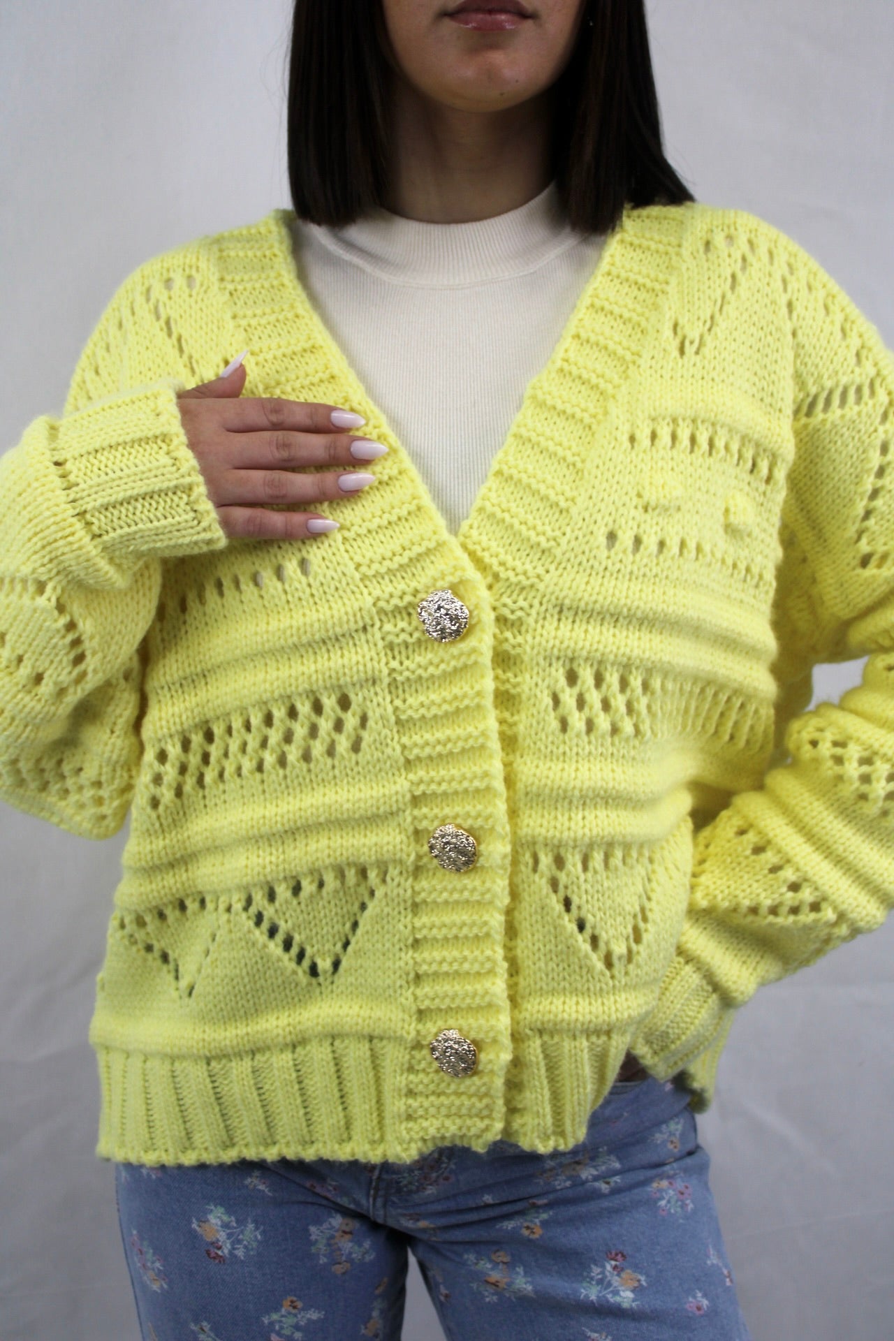 Casaco de Malha Oversized