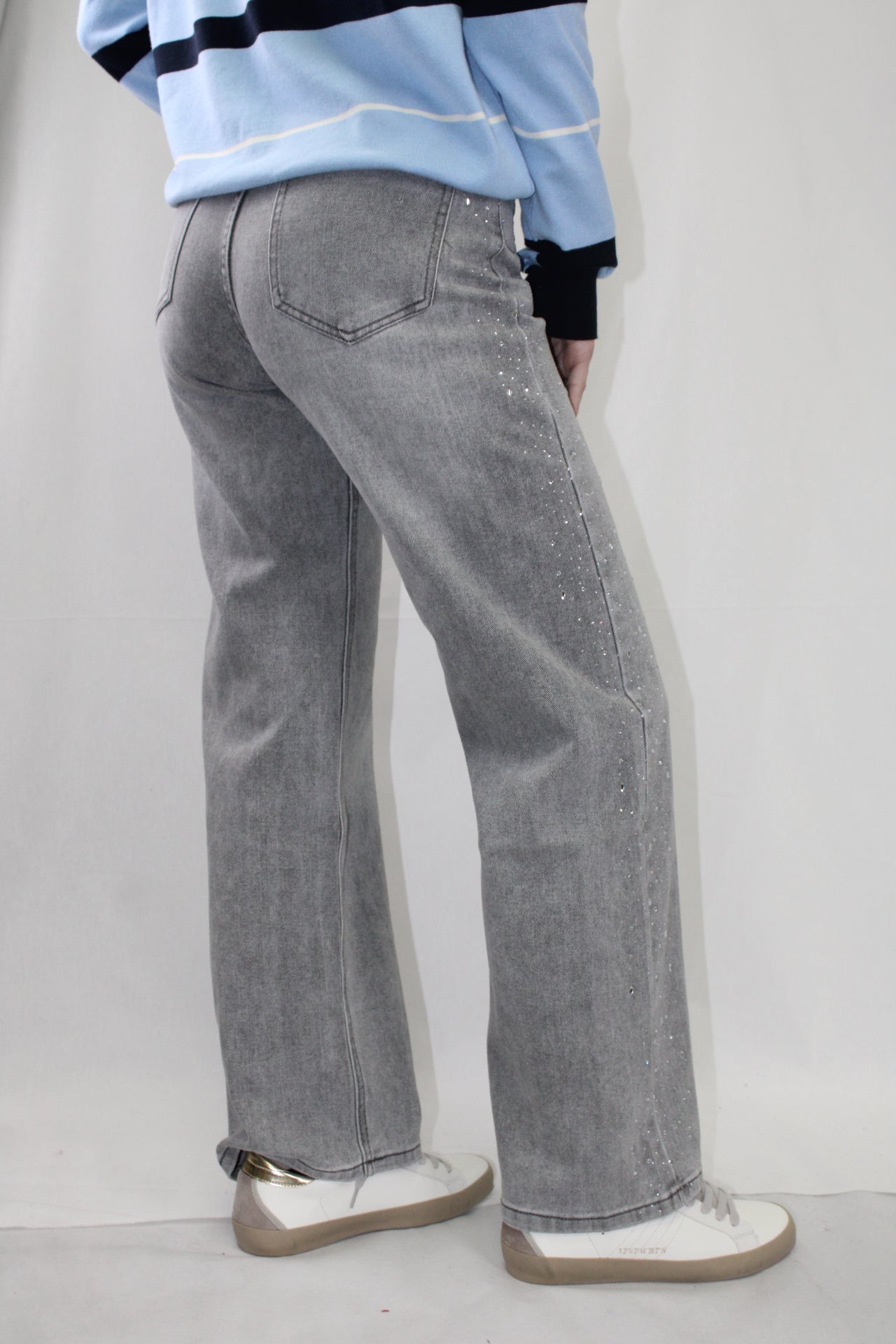 Jeans WideLeg com Brilhos