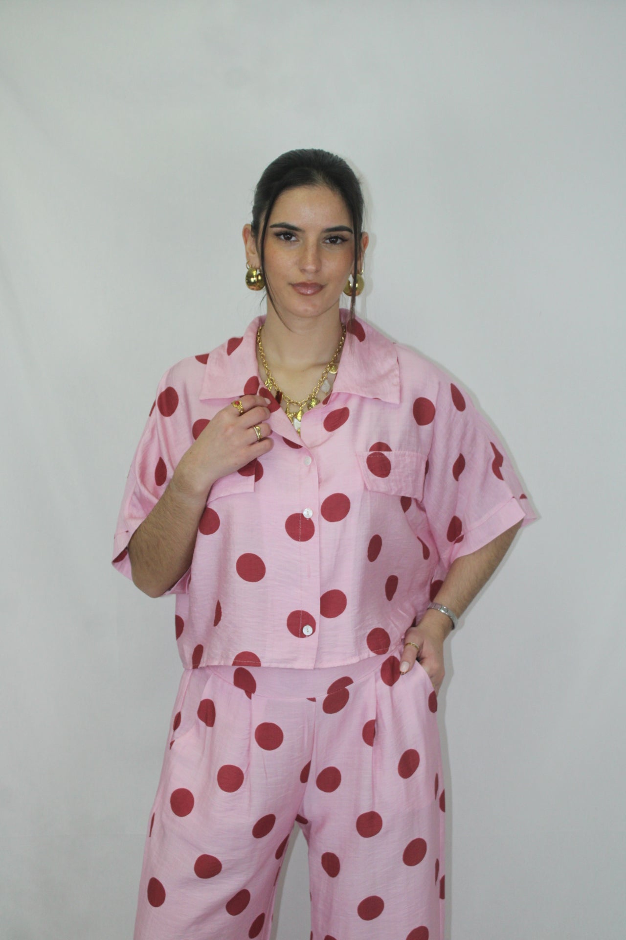 Conjunto em Tecido Alinhado