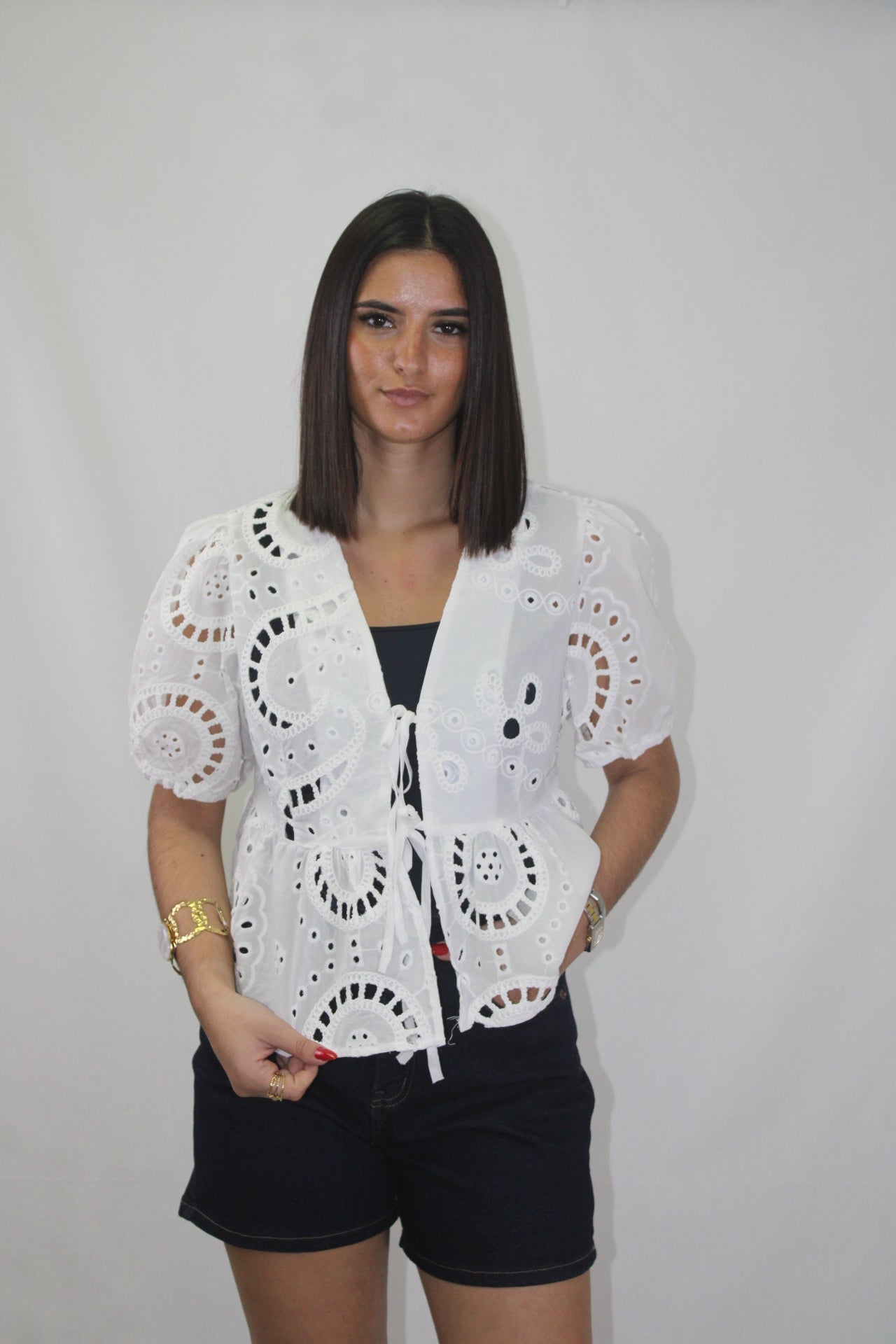 Blusa Bordado Inglês