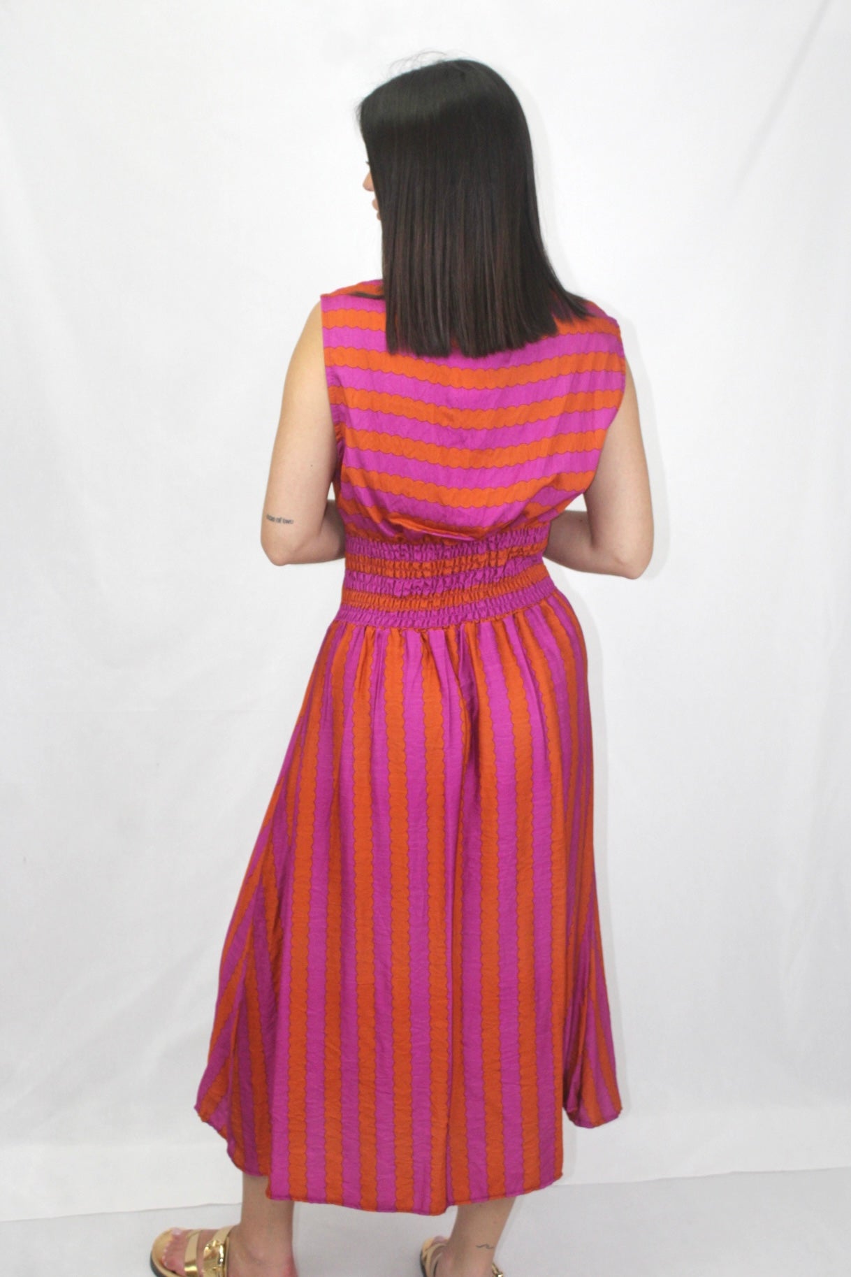 Vestido Riscas