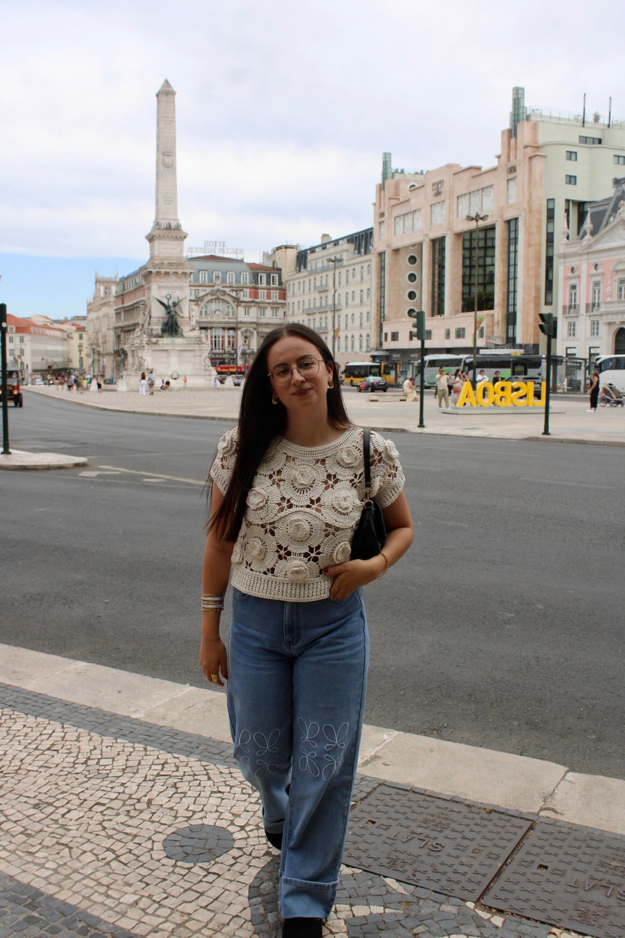Top em croché