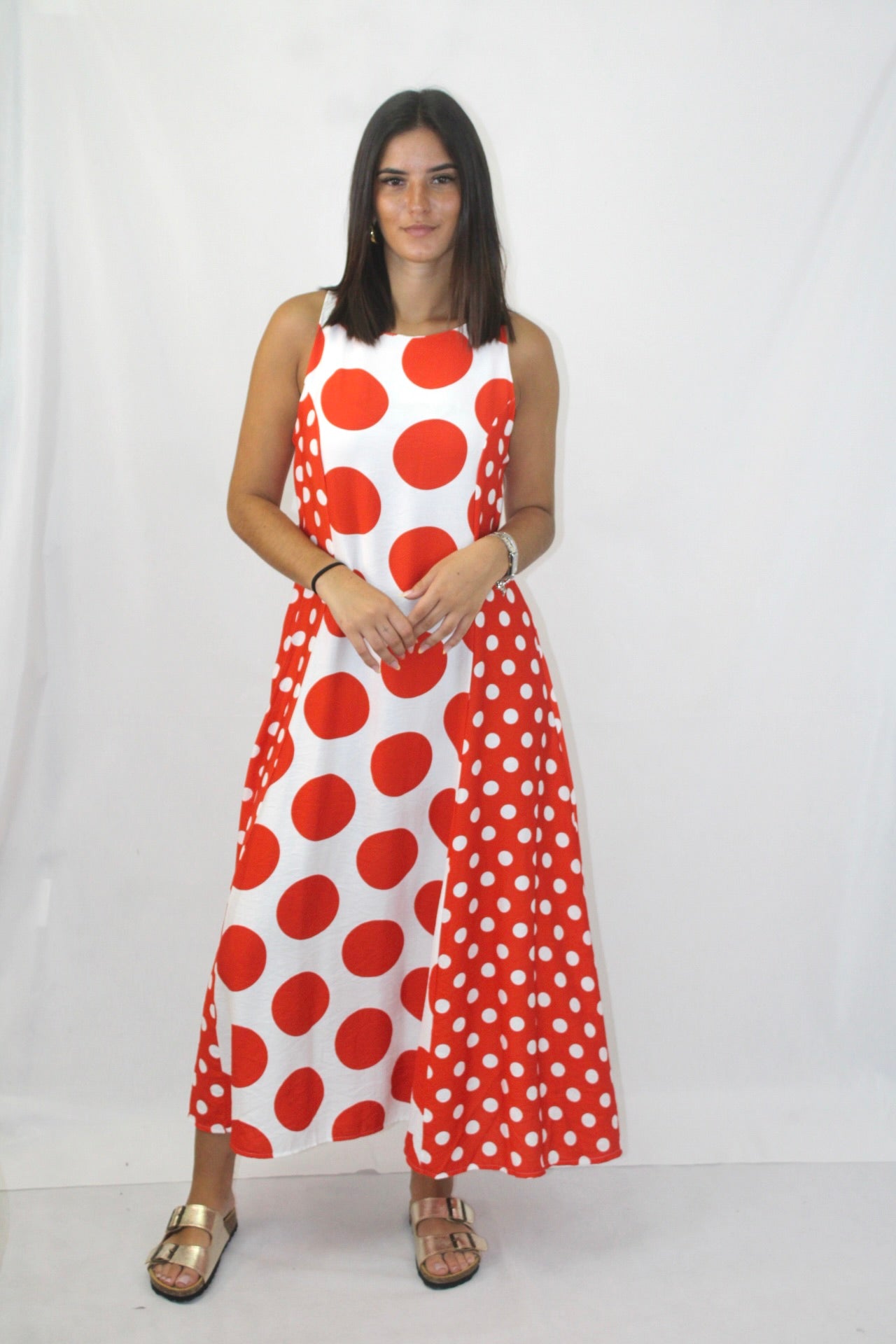 Vestido Bolas Desiguais