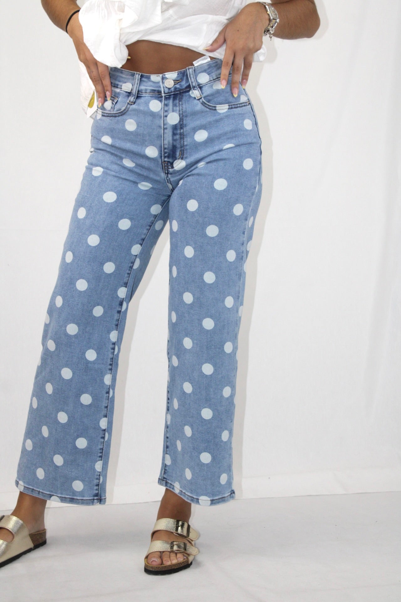Wide Leg Jeans Bolas