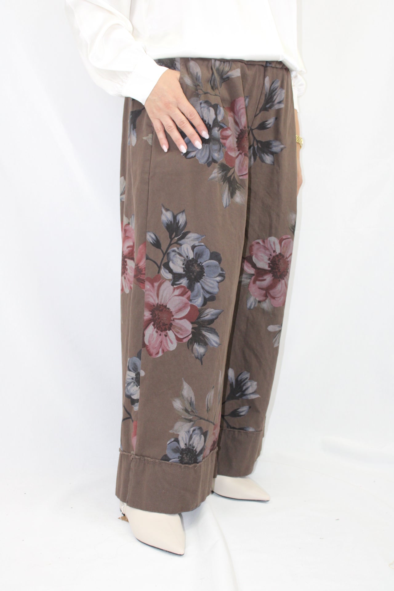 Pantalonas de Sarja Estampada