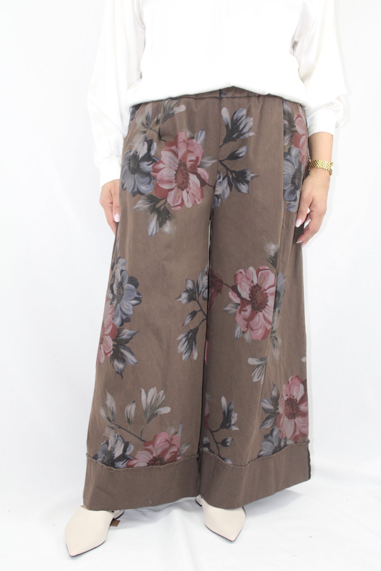 Pantalonas de Sarja Estampada