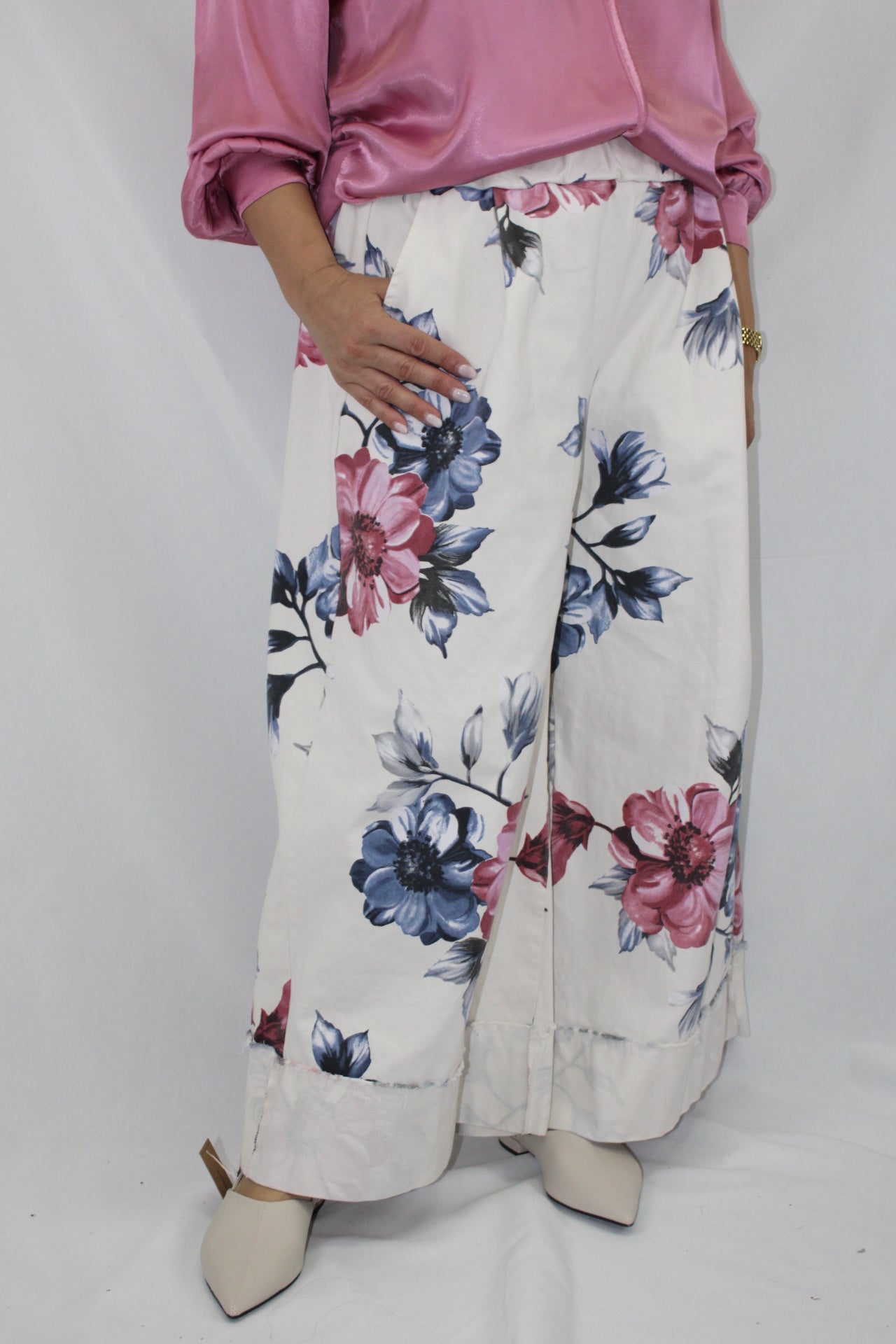 Pantalonas de Sarja Estampada