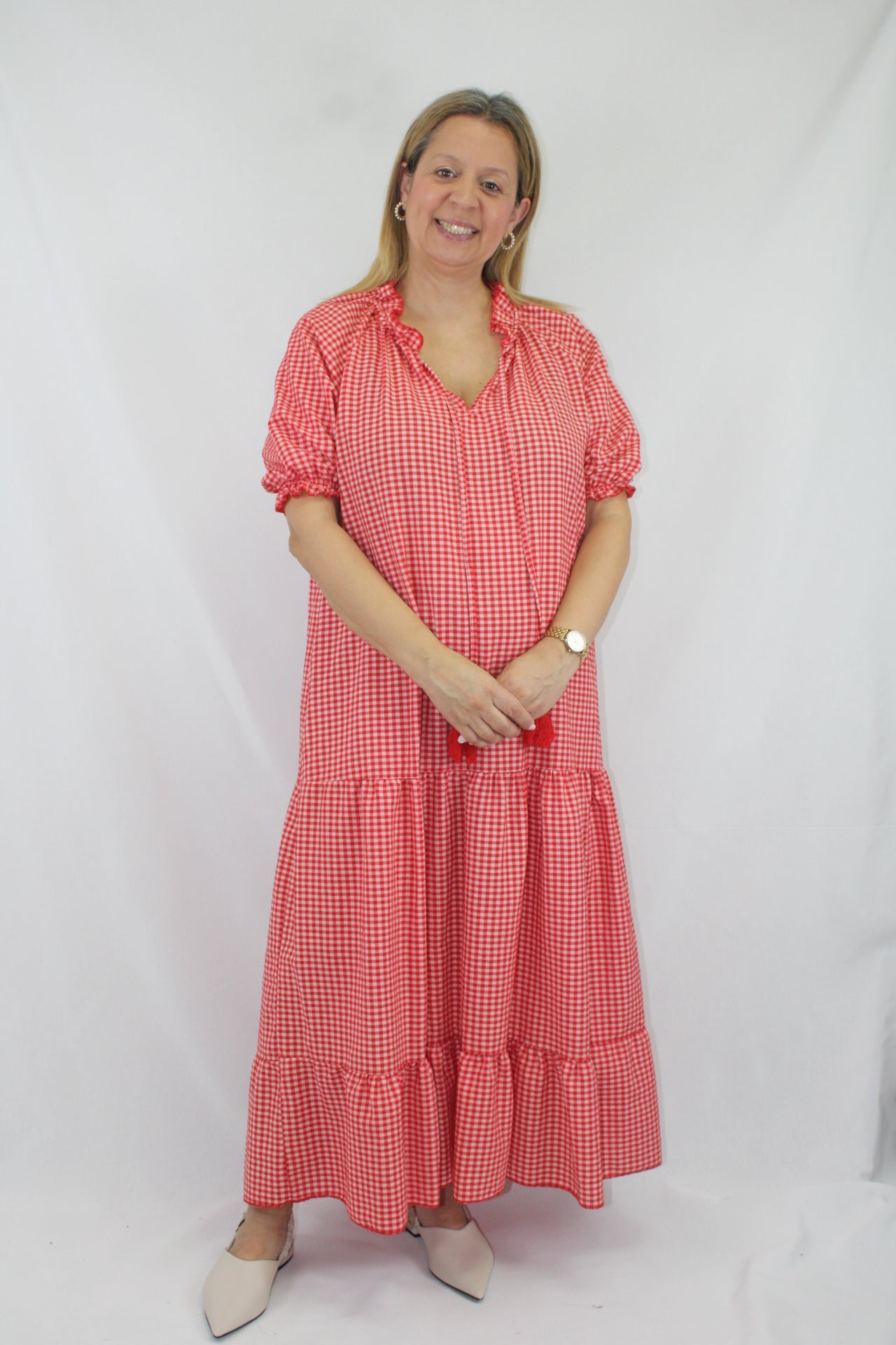 Vestido Quadrados