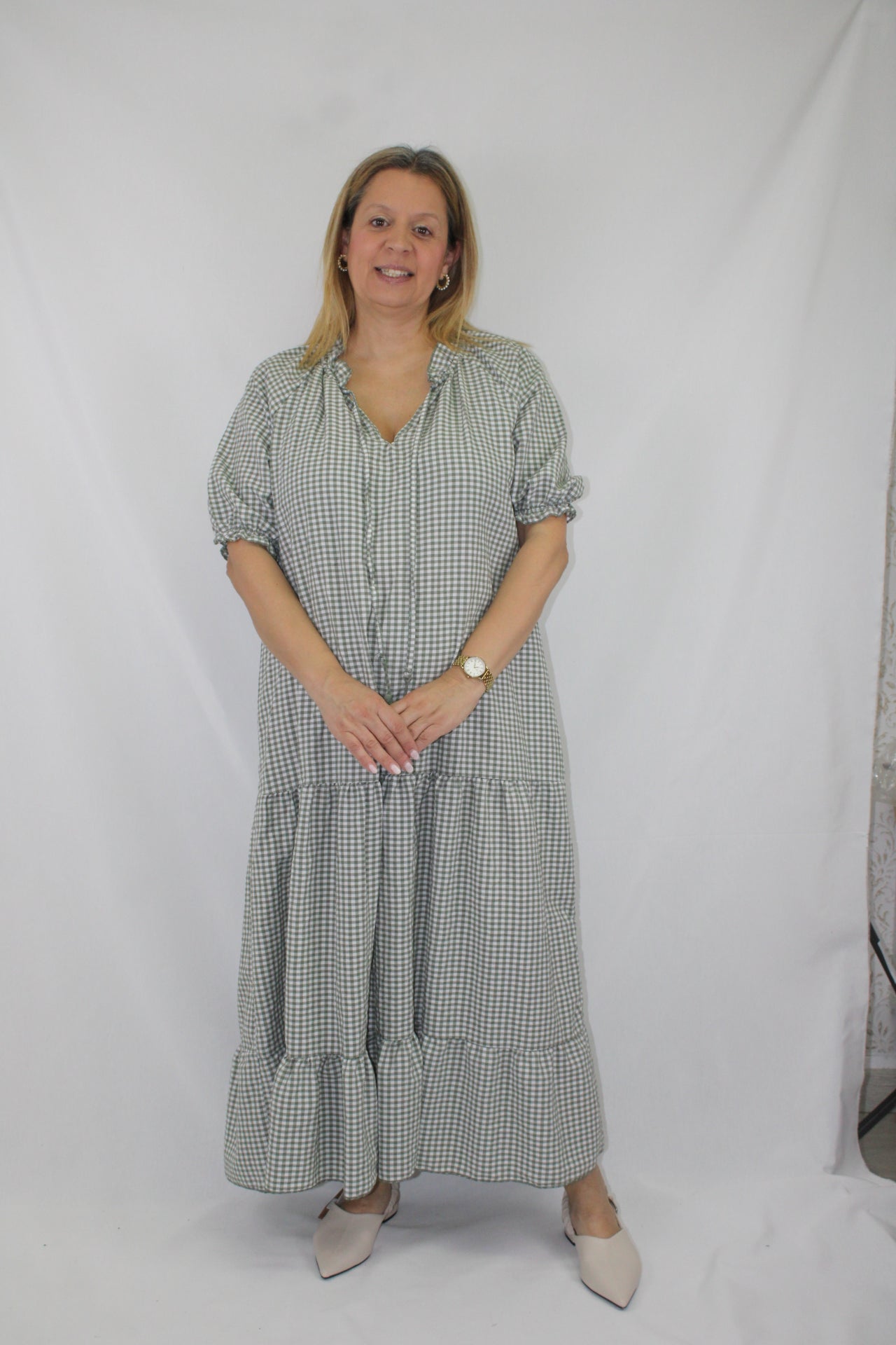 Vestido Quadrados