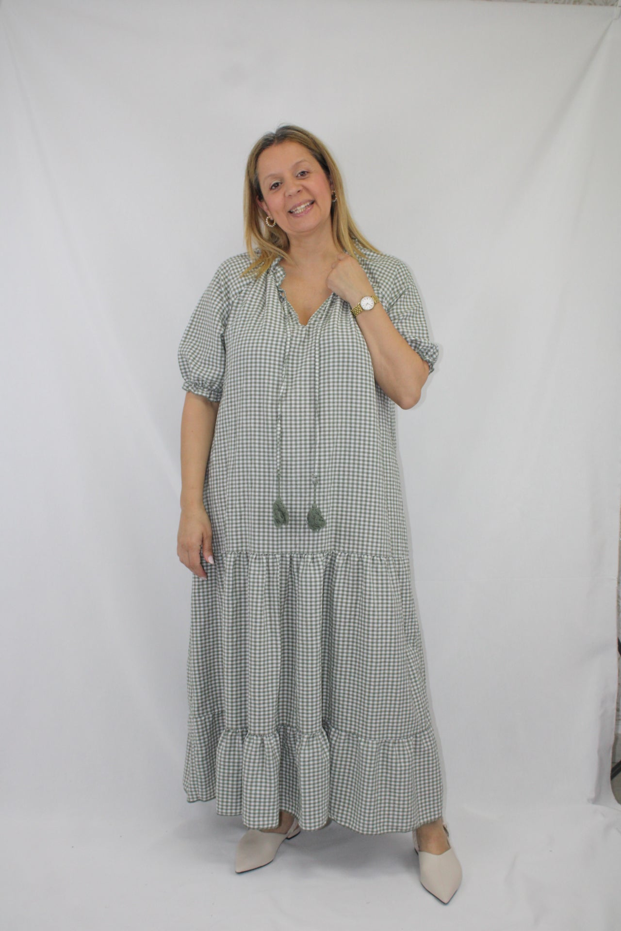 Vestido Quadrados