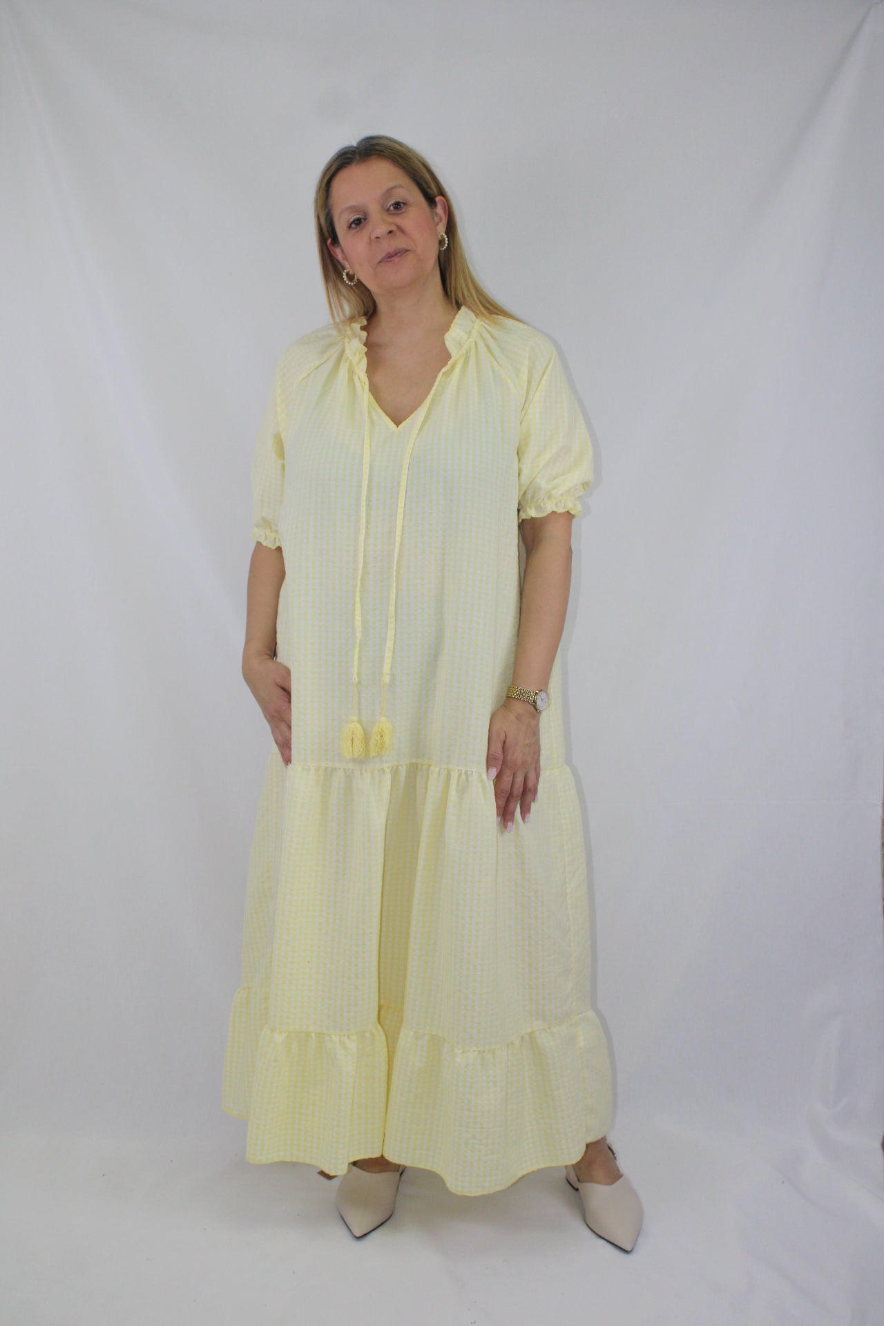 Vestido Quadrados