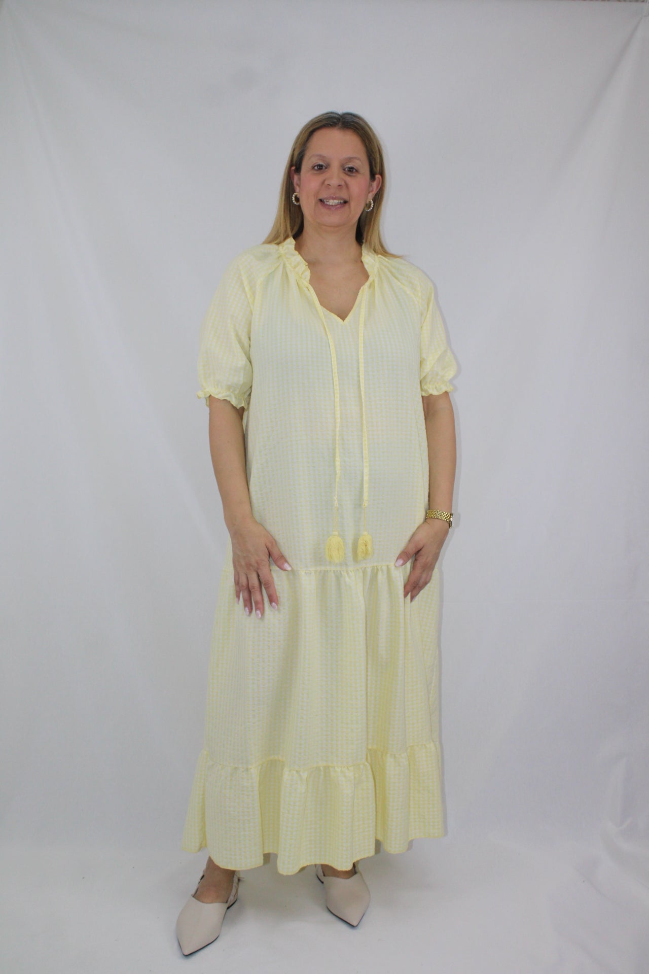 Vestido Quadrados