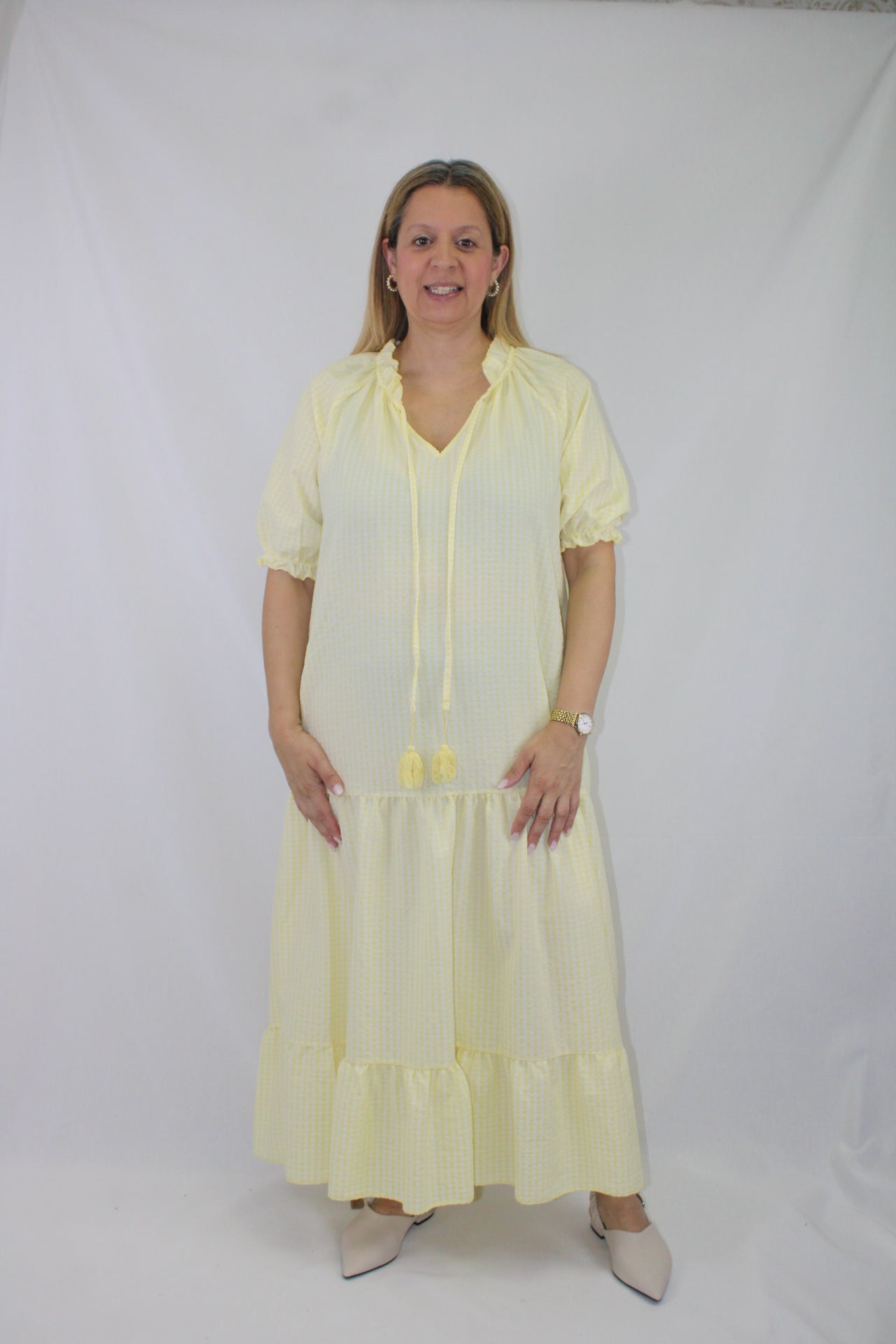 Vestido Quadrados