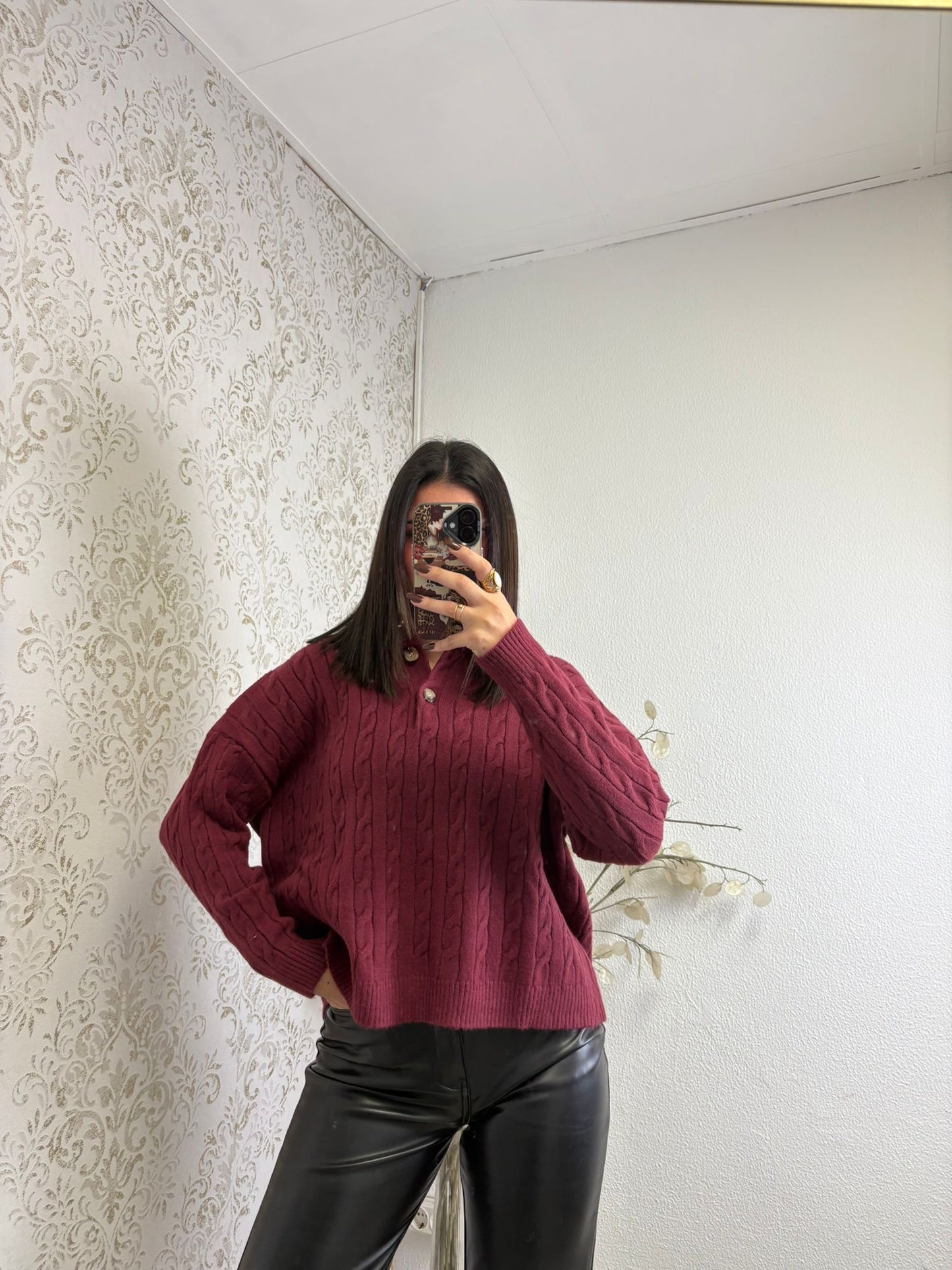 Polo Malha Entrelaçada