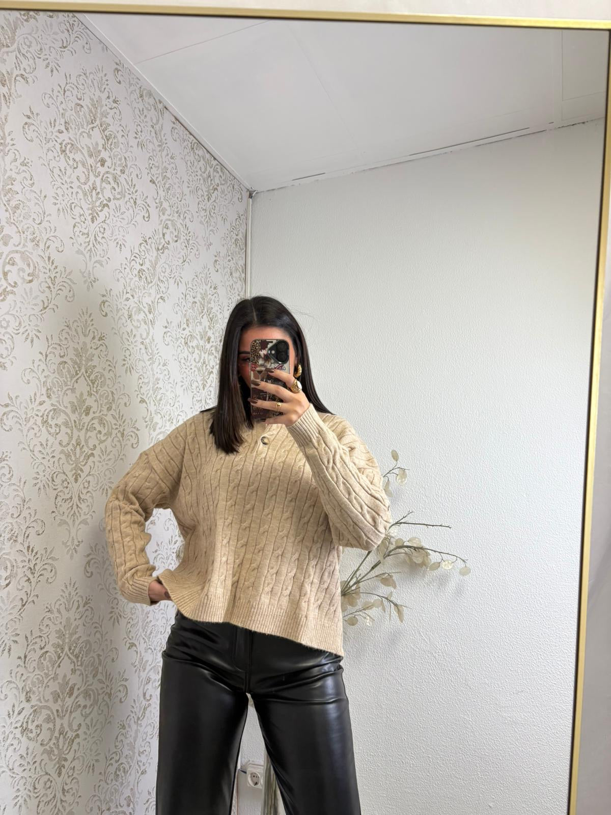 Polo Malha Entrelaçada