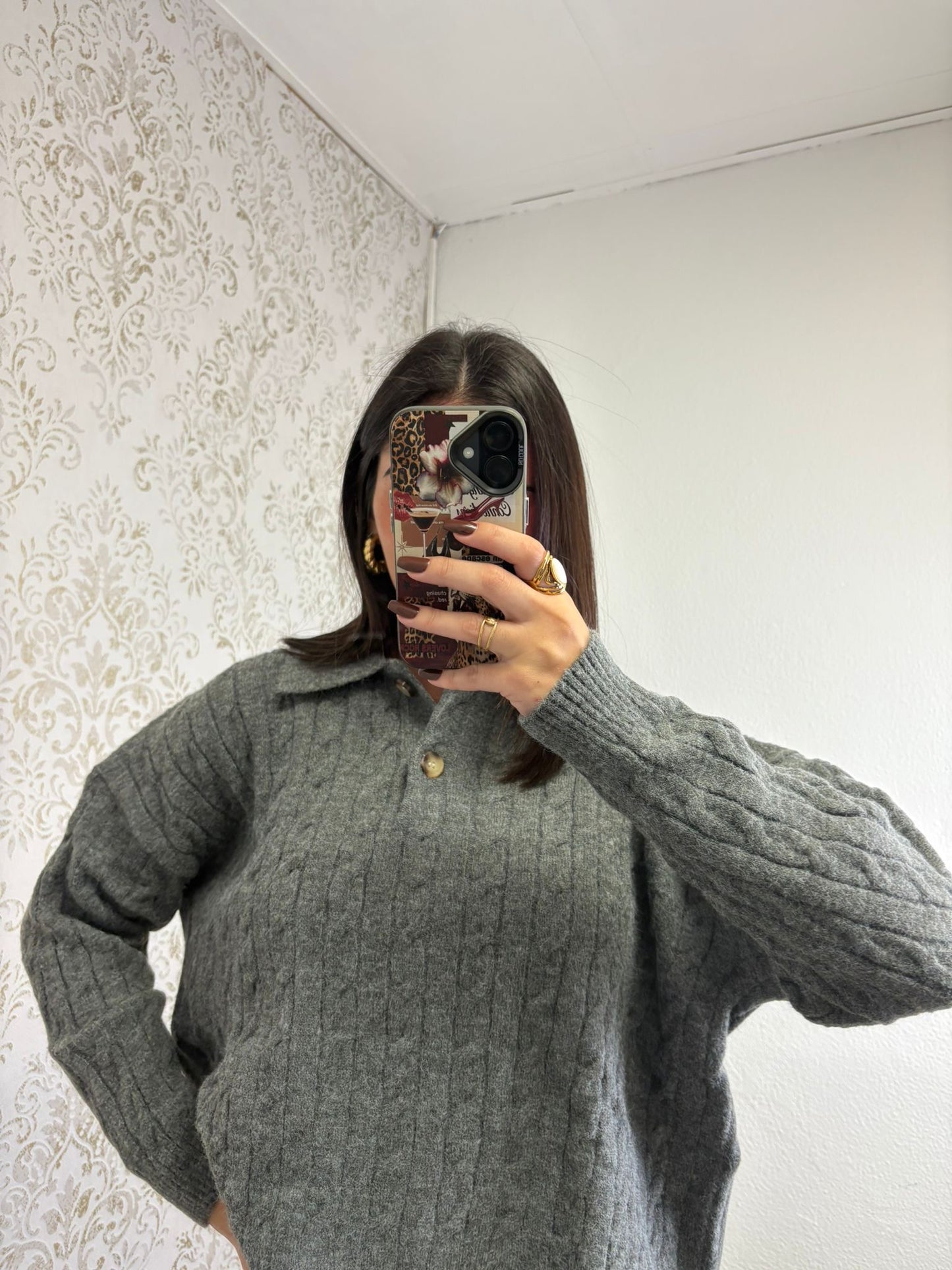 Polo Malha Entrelaçada