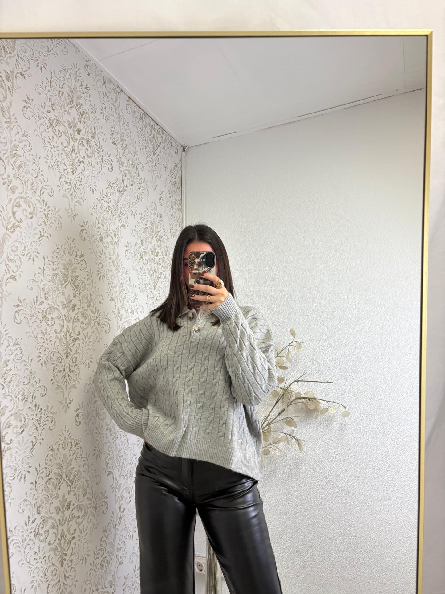 Polo Malha Entrelaçada