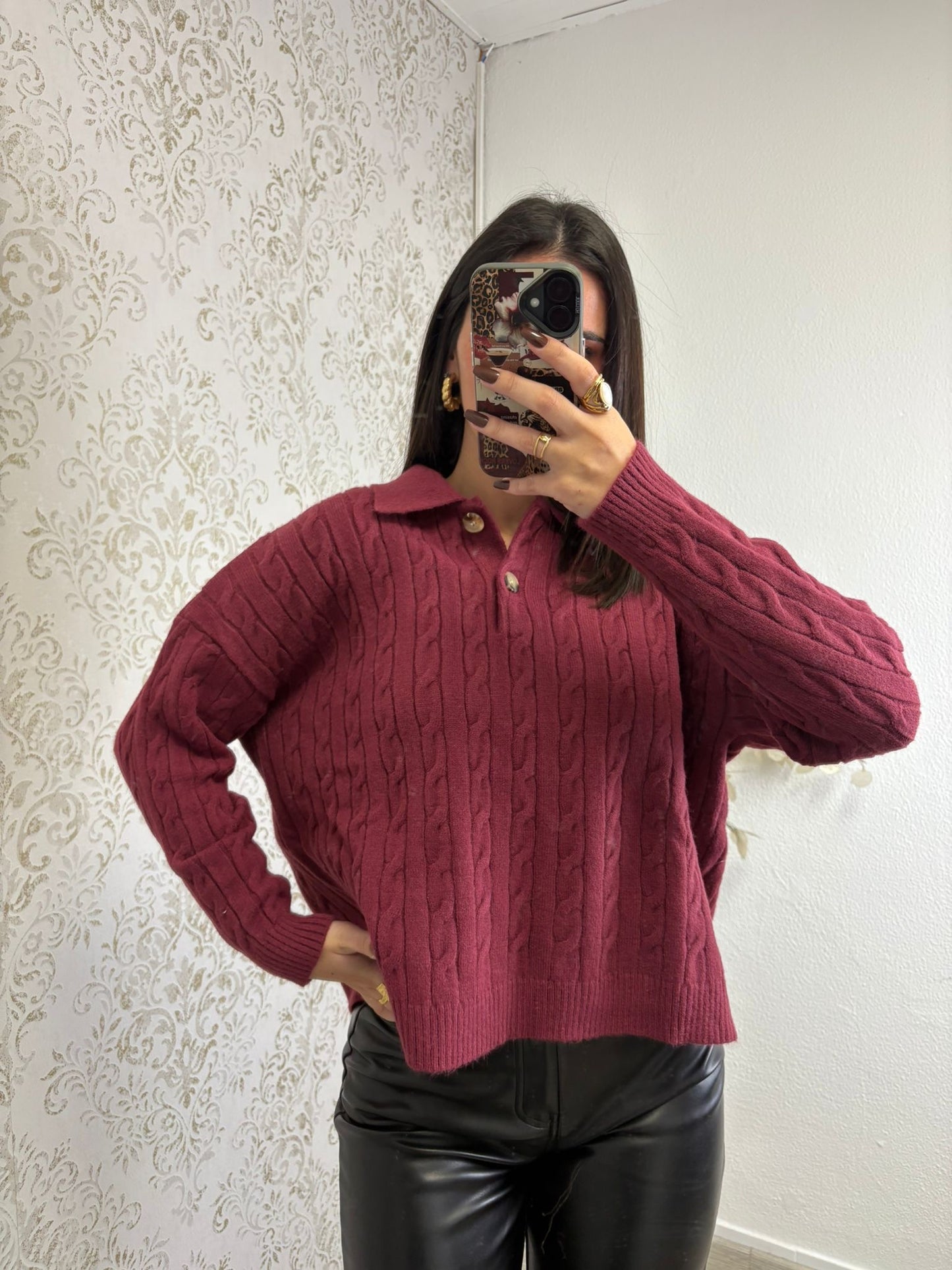 Polo Malha Entrelaçada