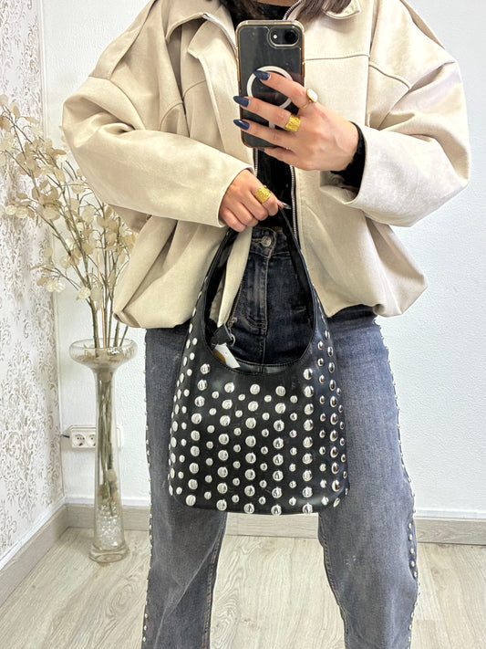 Mala de ecopele com tachas