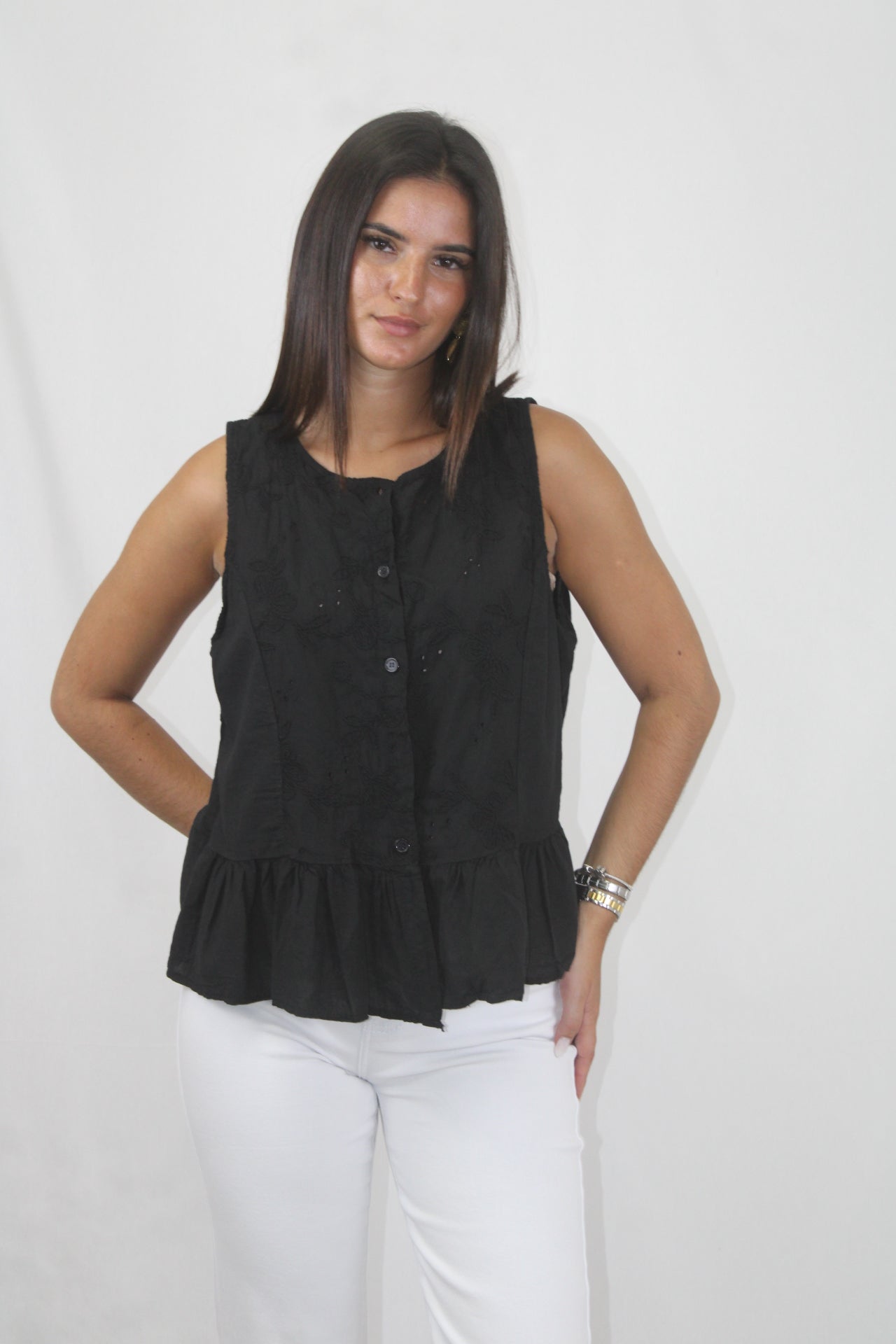 Blusa Bordado Inglês