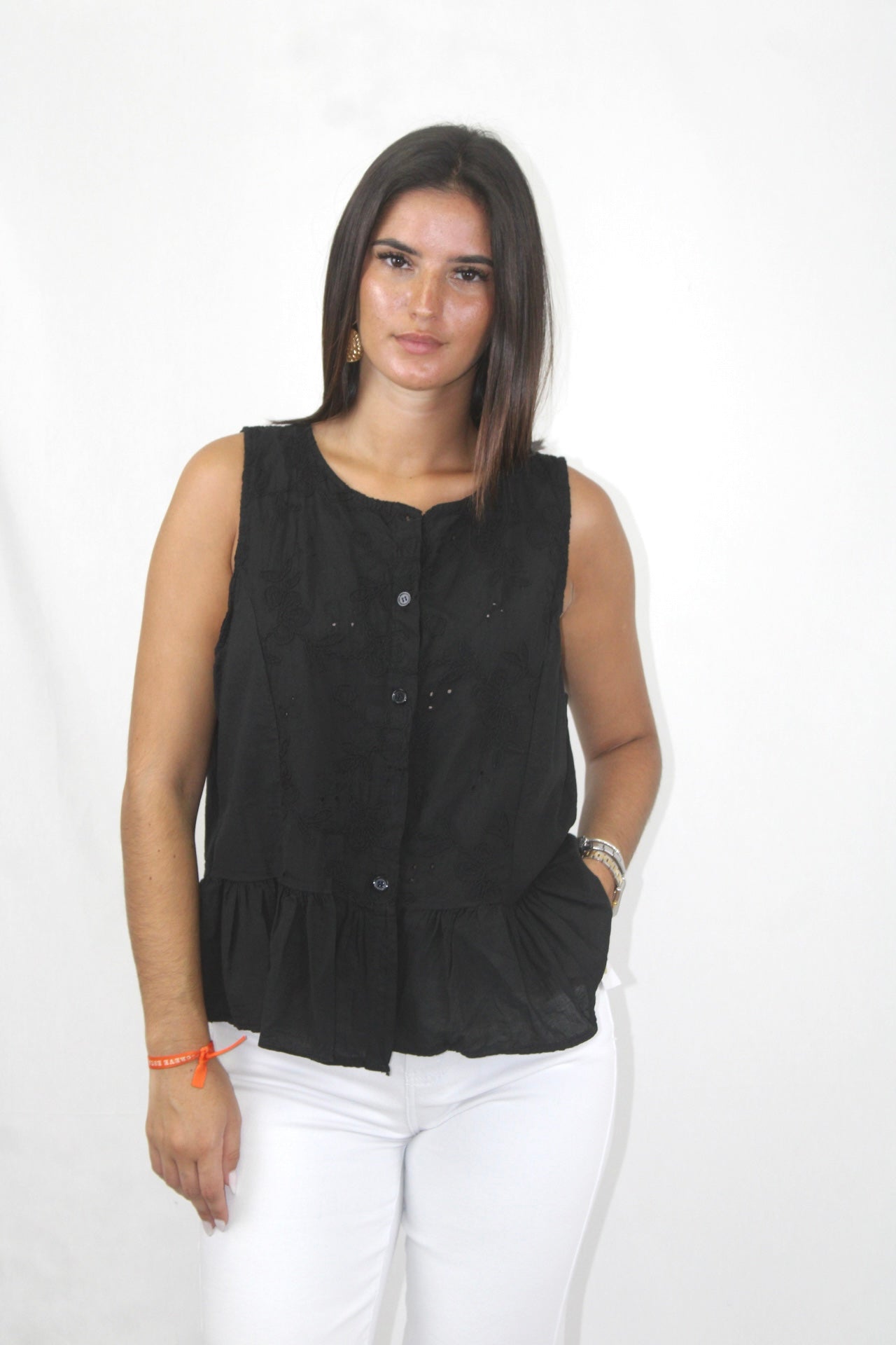 Blusa Bordado Inglês