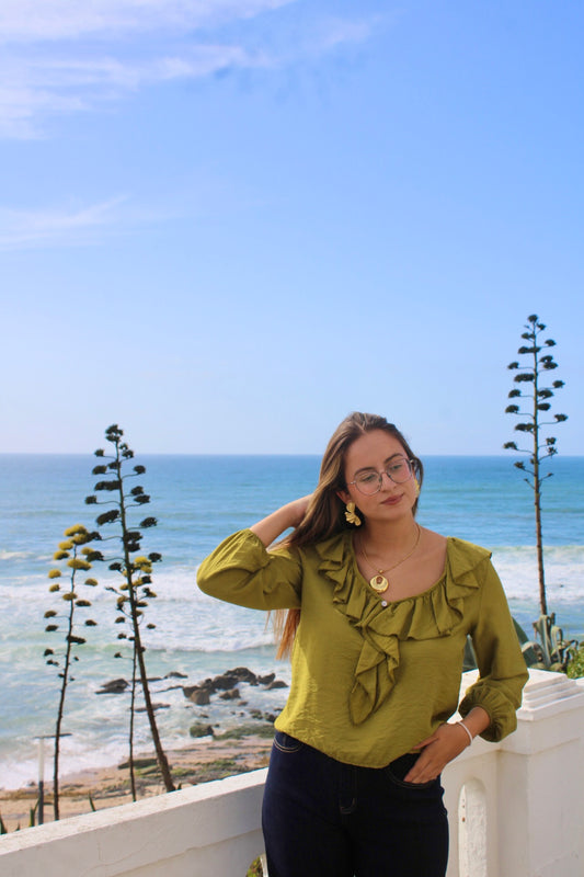 Blusa com Folho
