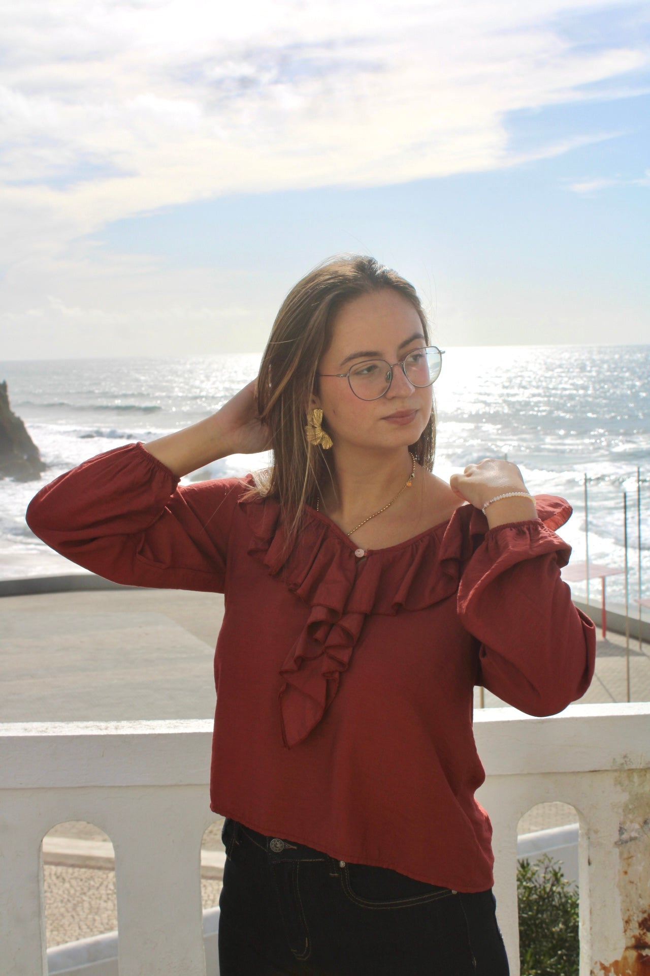 Blusa com Folho