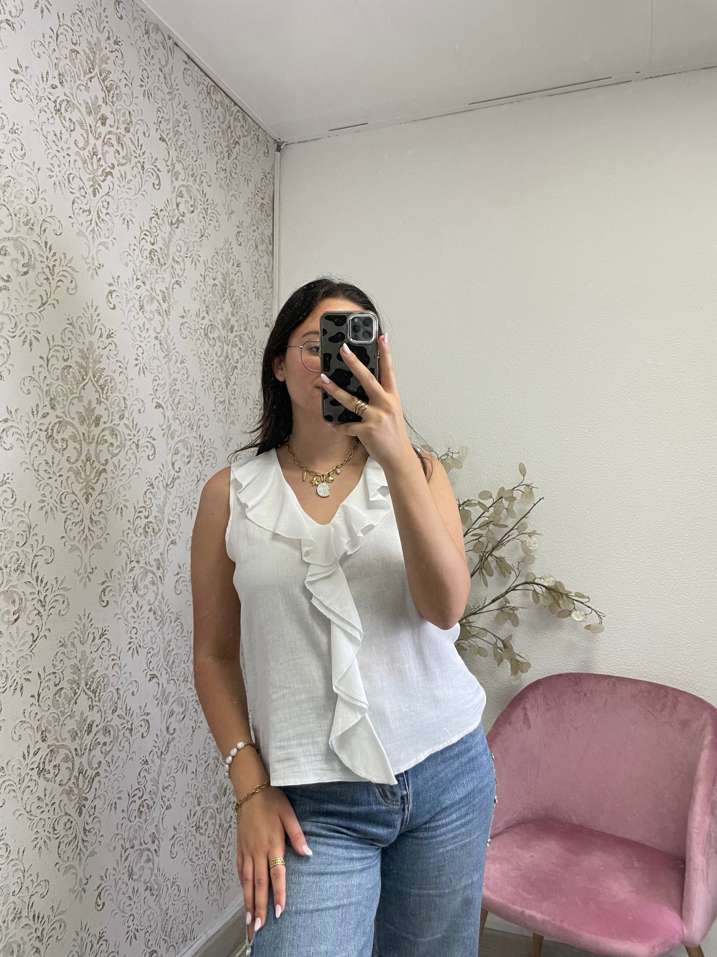 Blusa com Folho