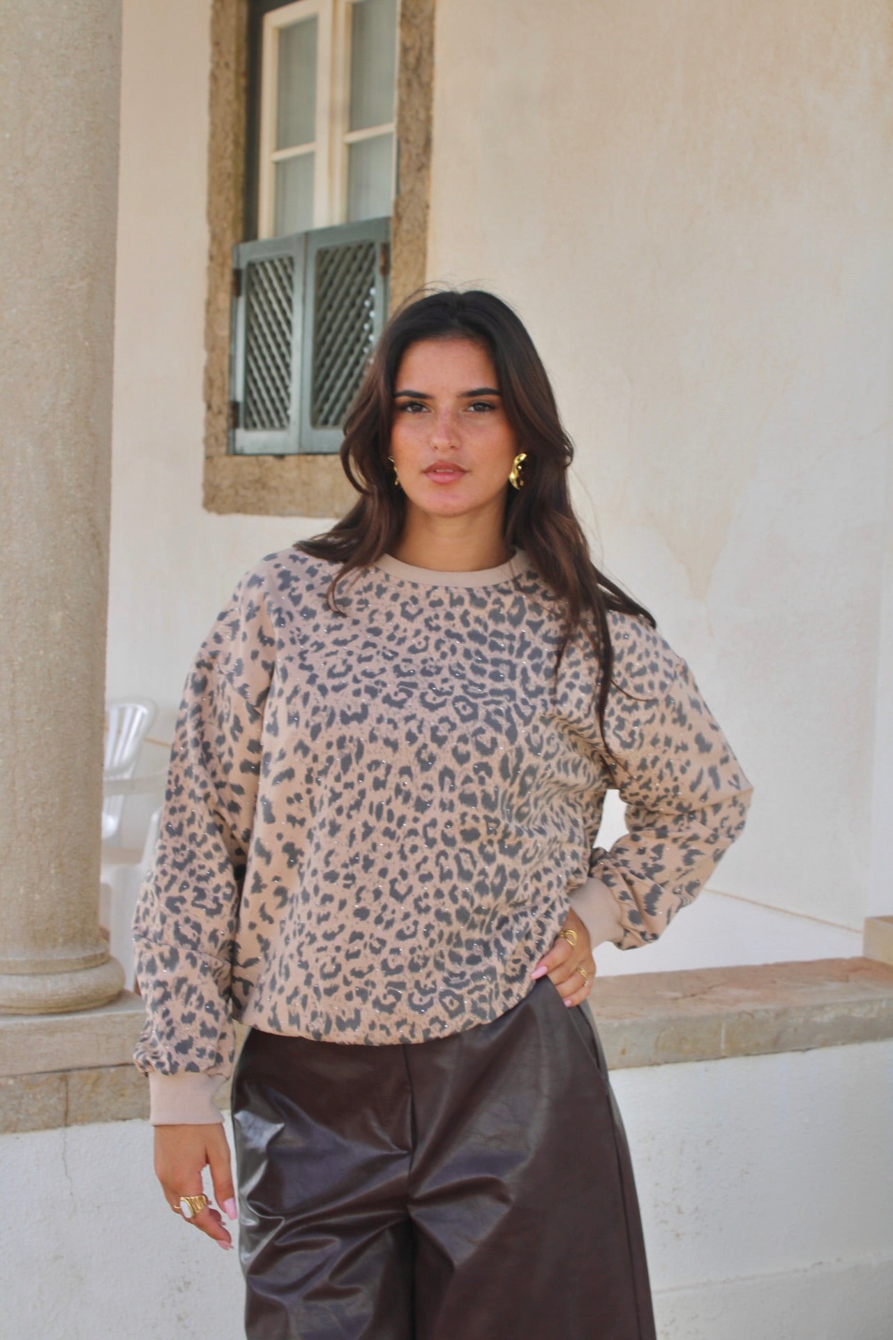 Sweatshirt Animal Print