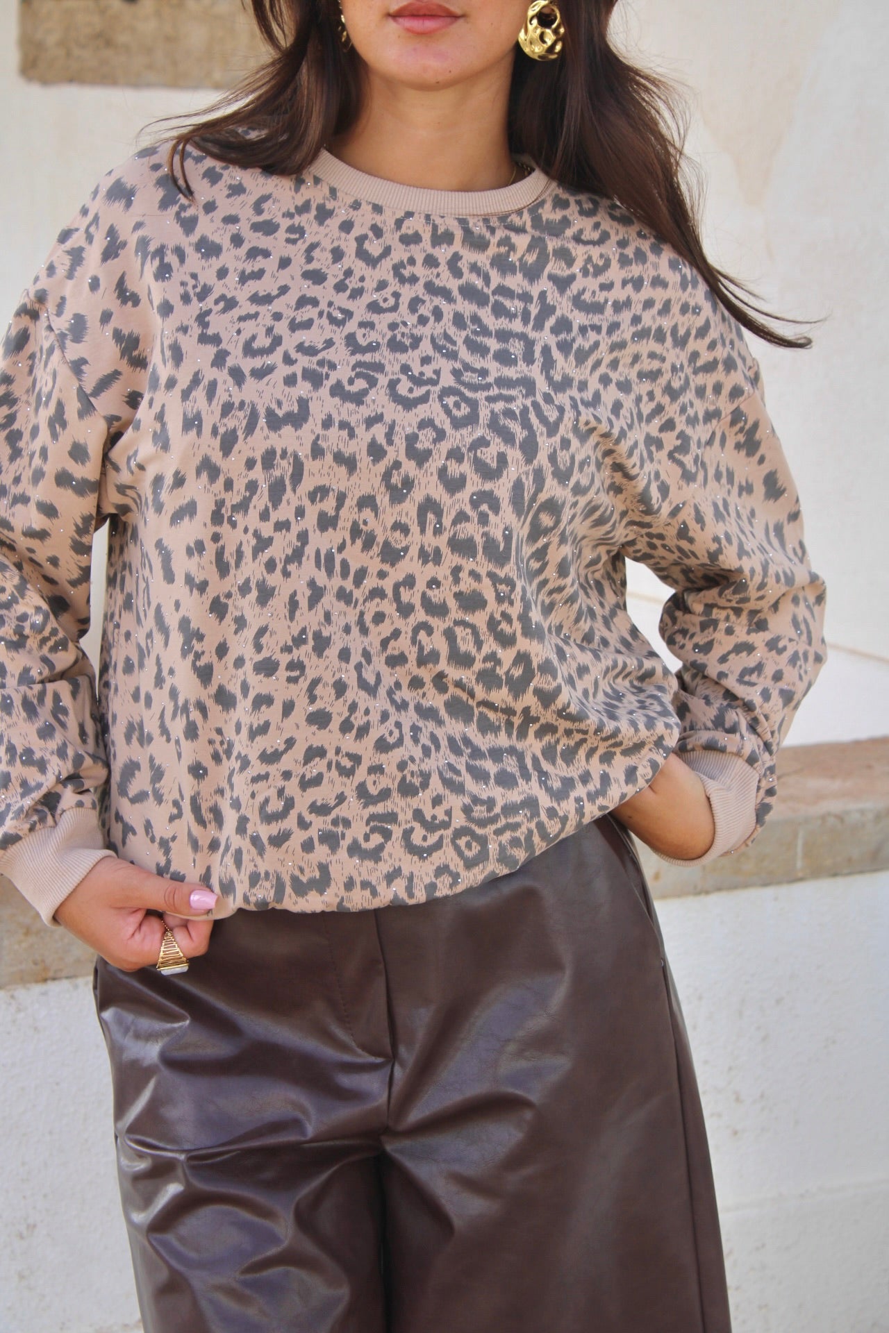 Sweatshirt Animal Print