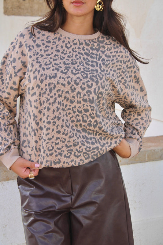 Sweatshirt Animal Print