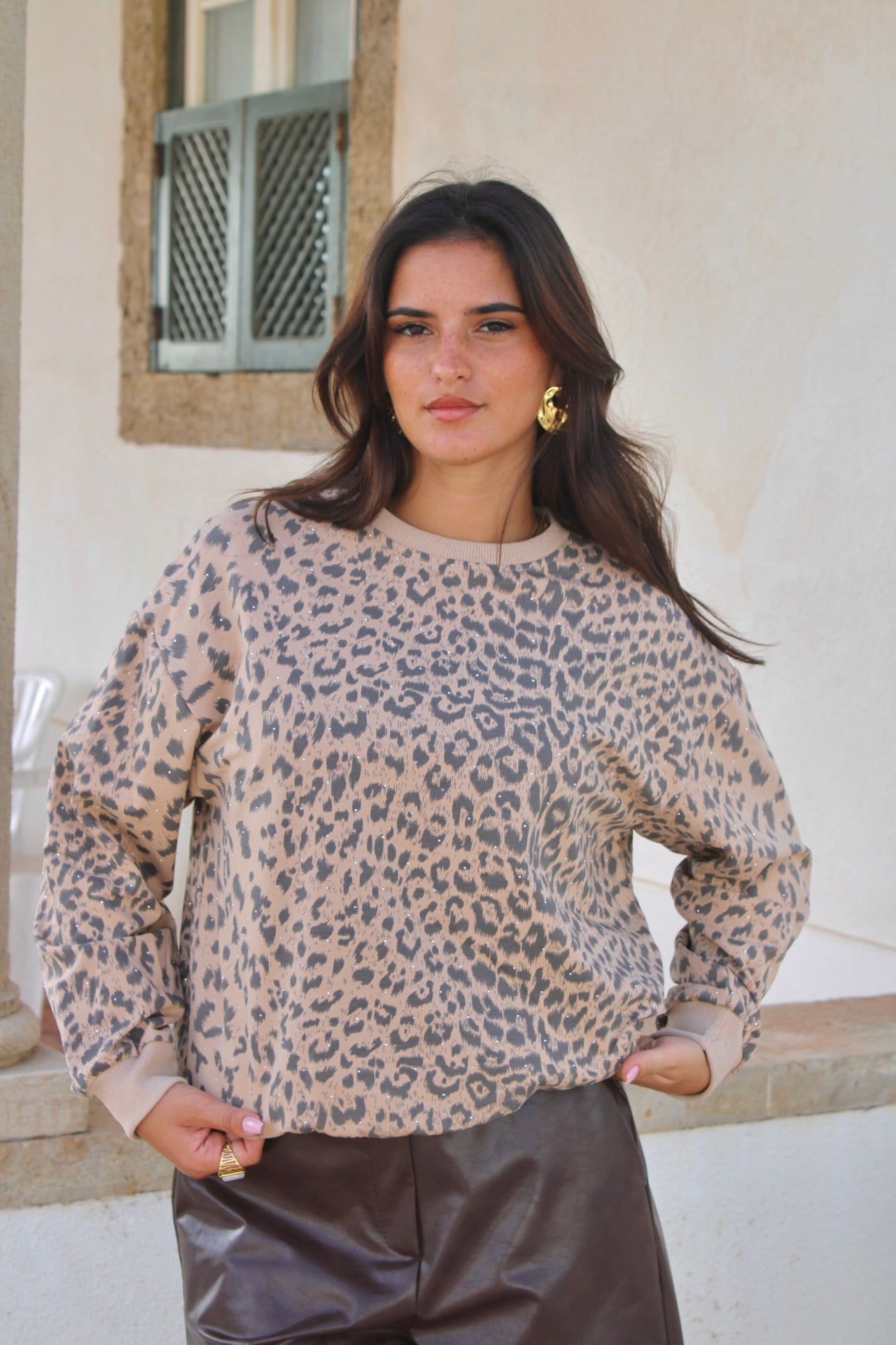 Sweatshirt Animal Print