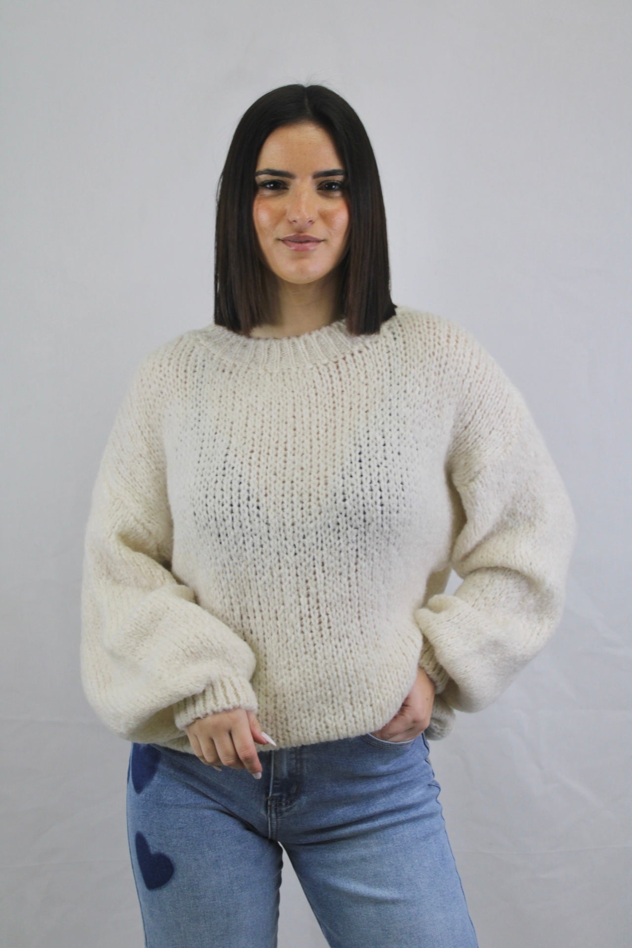 Camisola de Malha Oversized