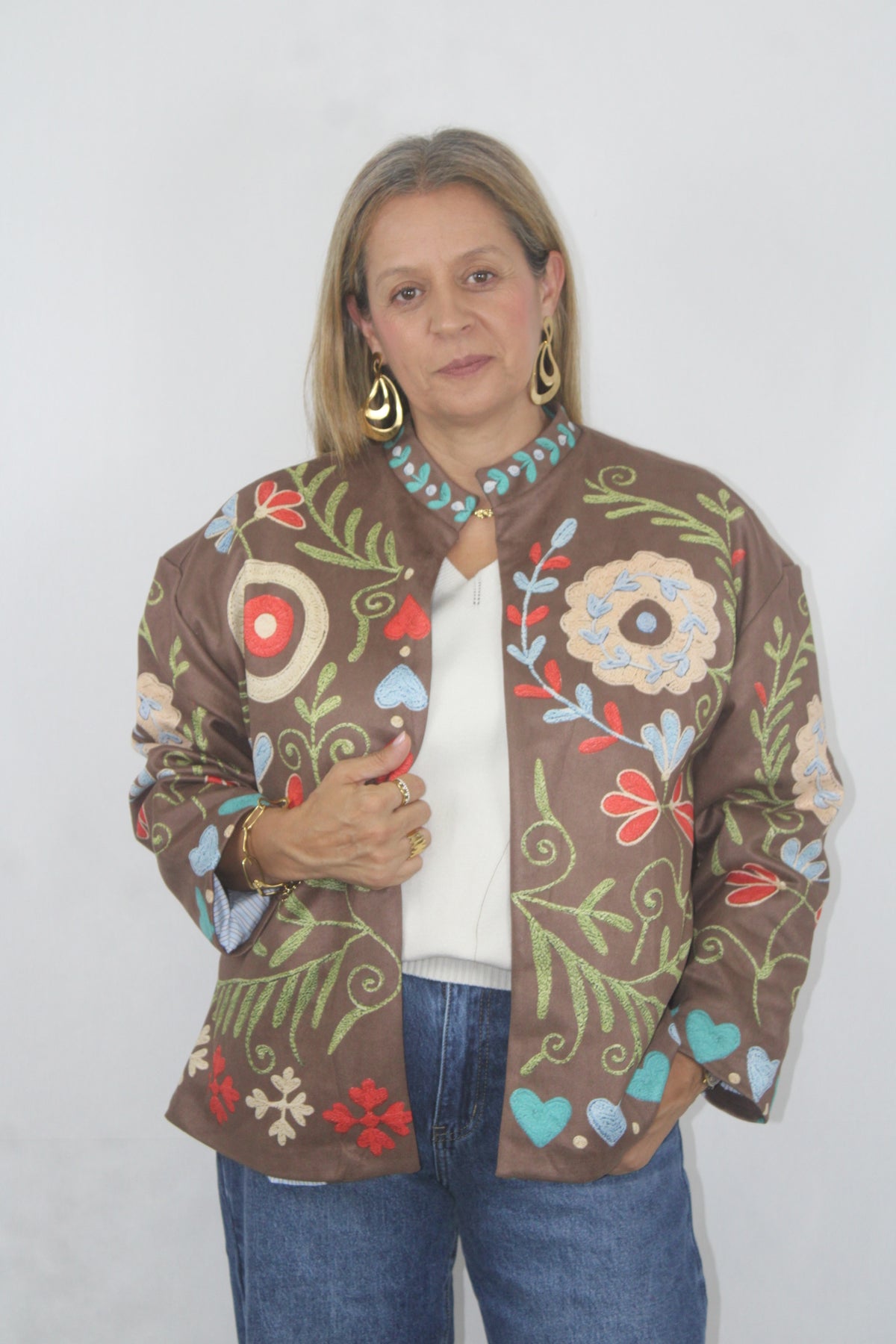 Casaco Estampado