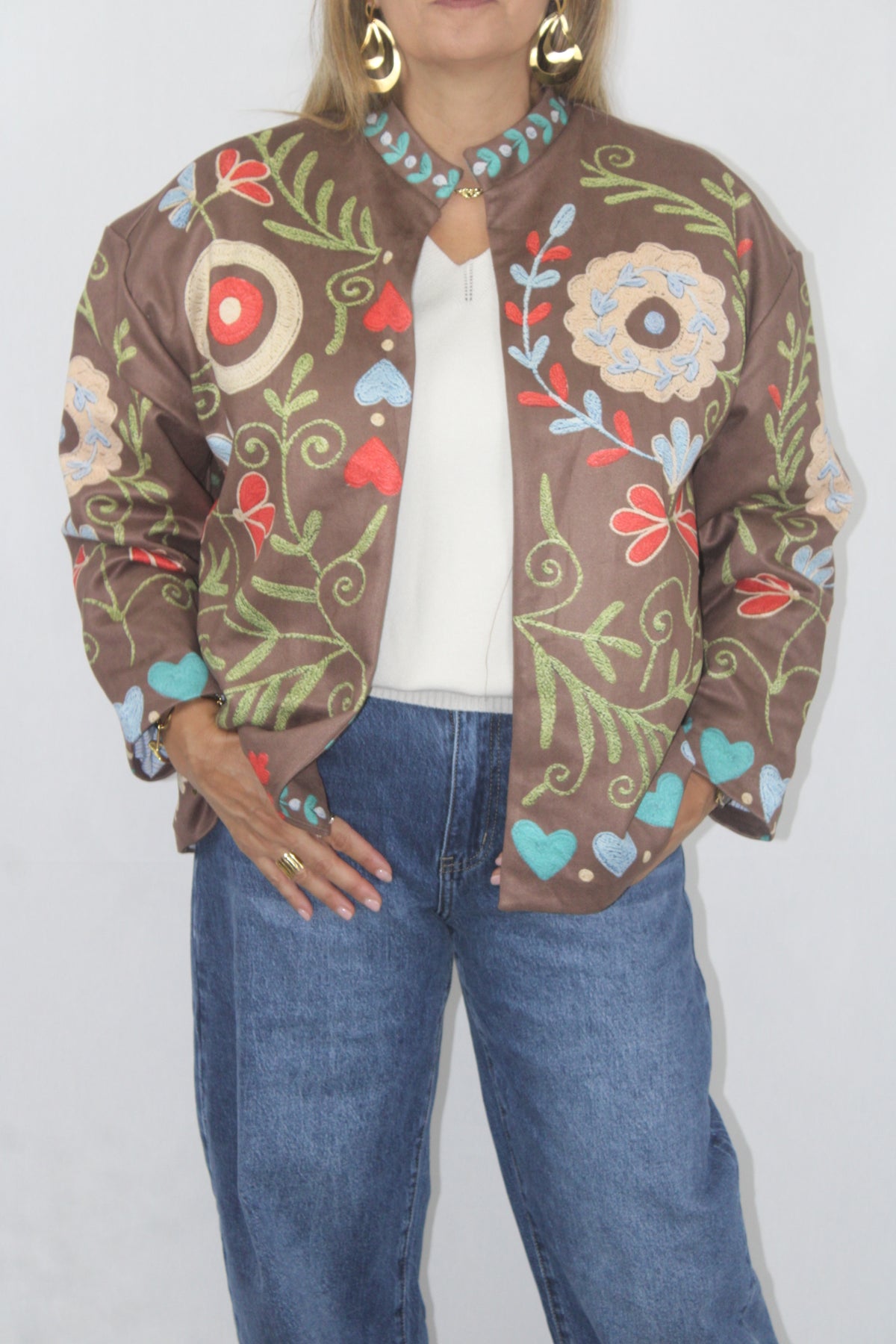 Casaco Estampado