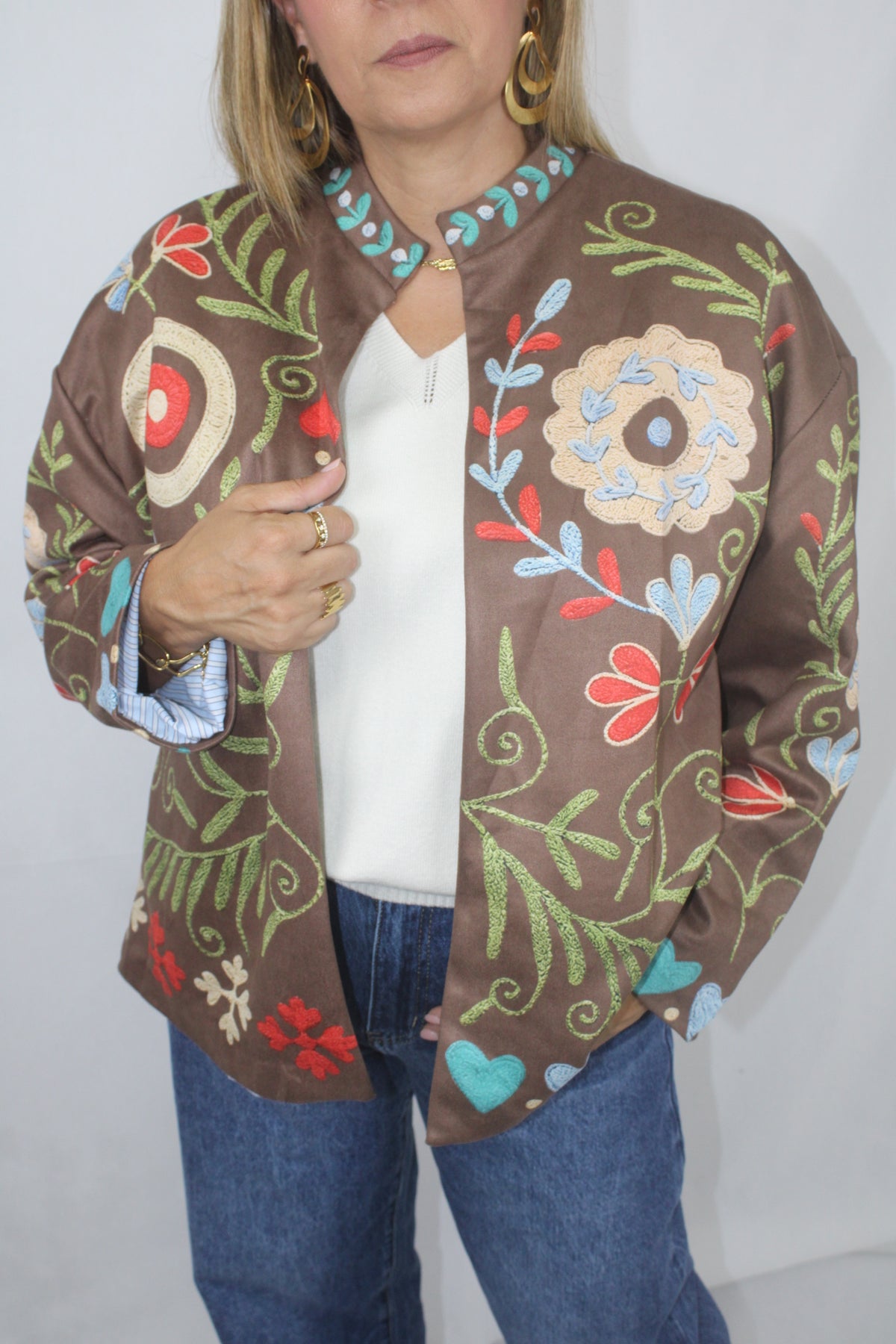 Casaco Estampado