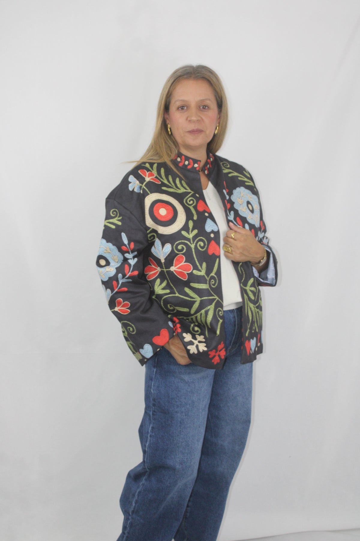 Casaco Estampado