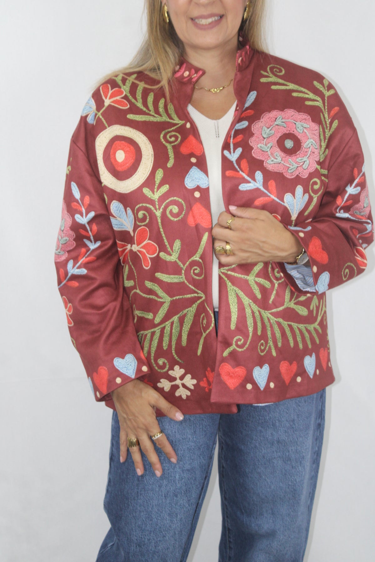Casaco Estampado