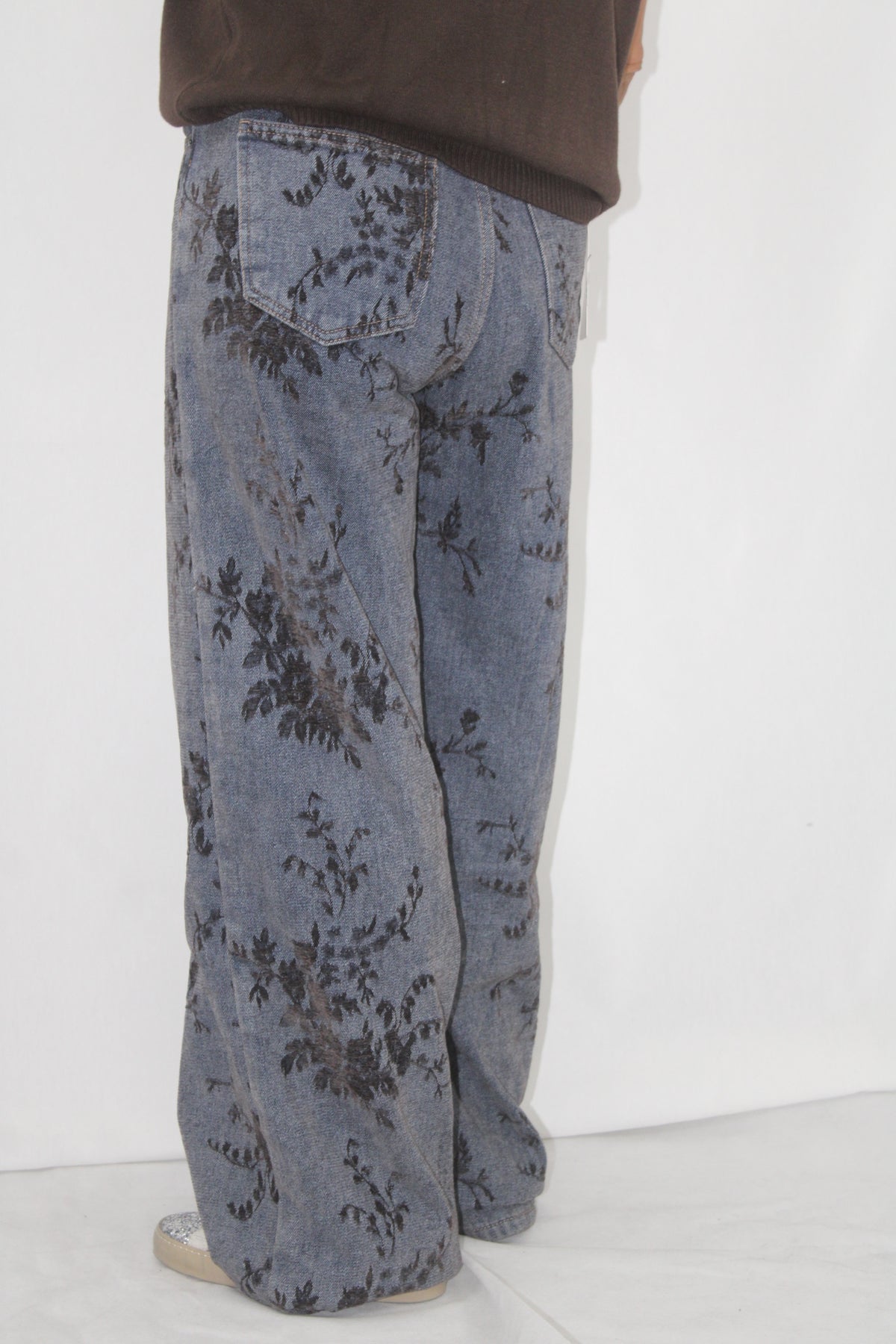 Calça com Relevo em Veludo