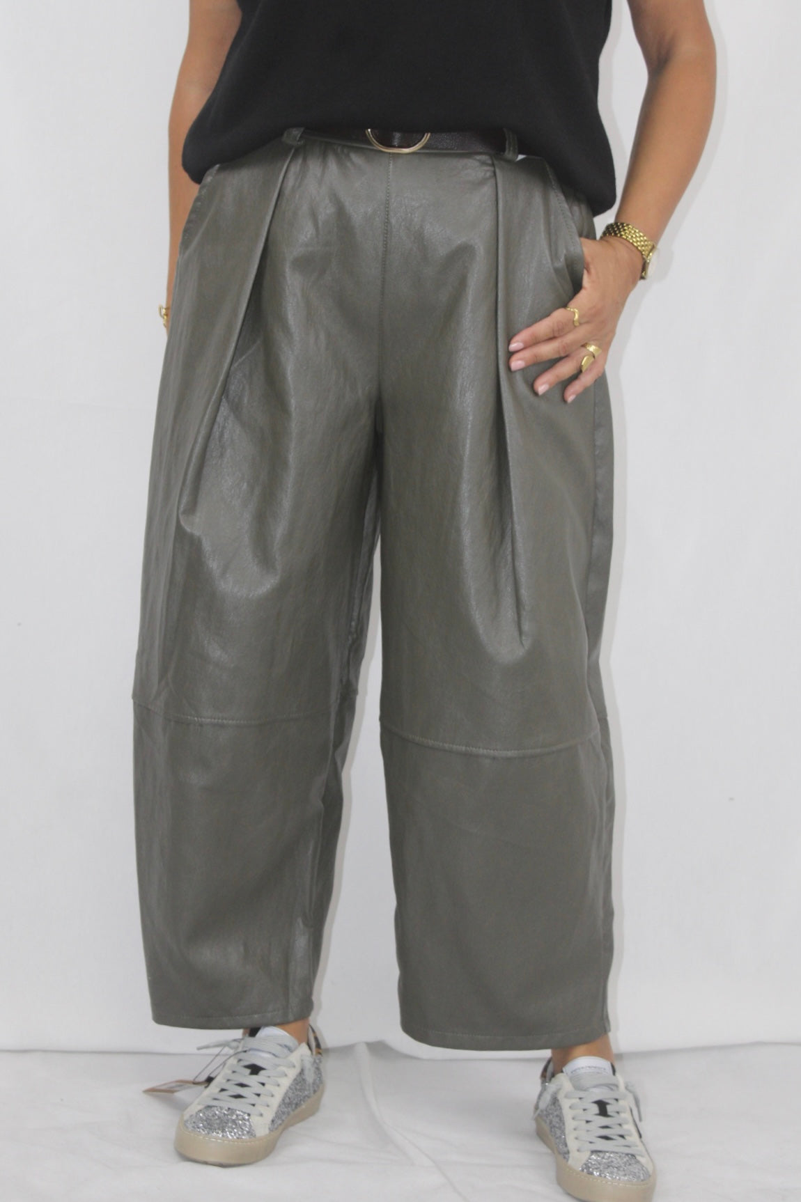 Calça Balloon Ecopele