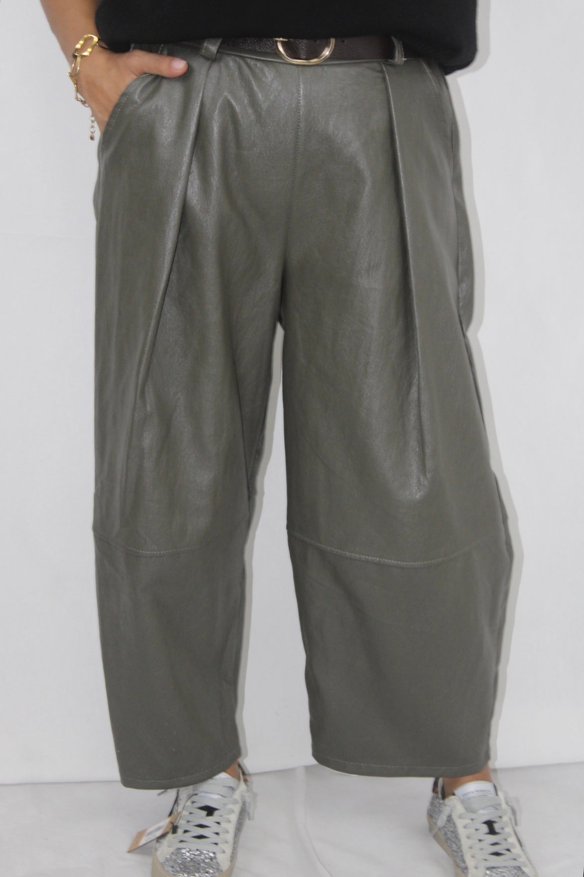 Calça Balloon Ecopele