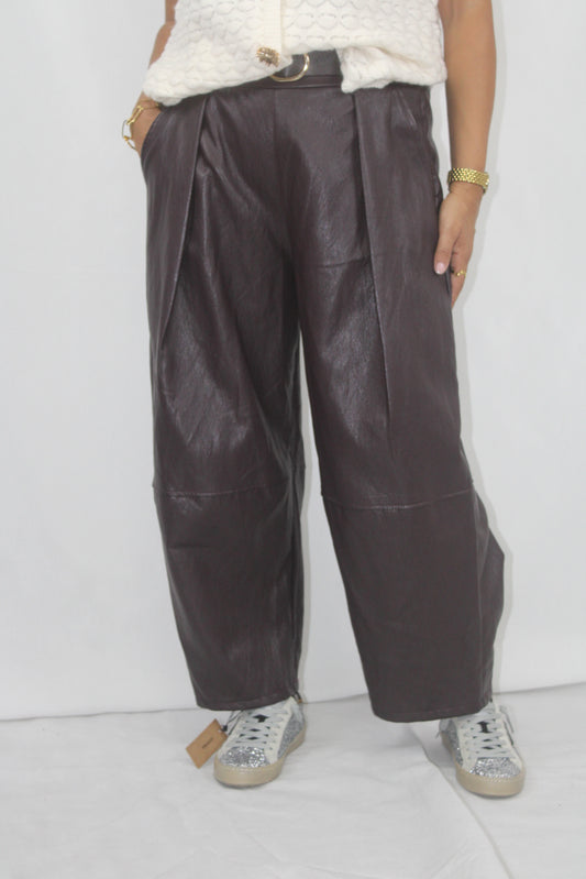 Calça Balloon Ecopele