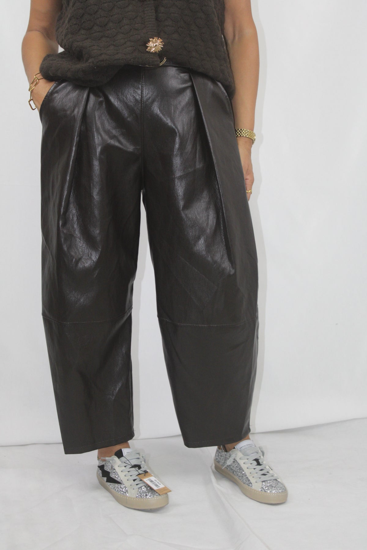 Calça Balloon Ecopele