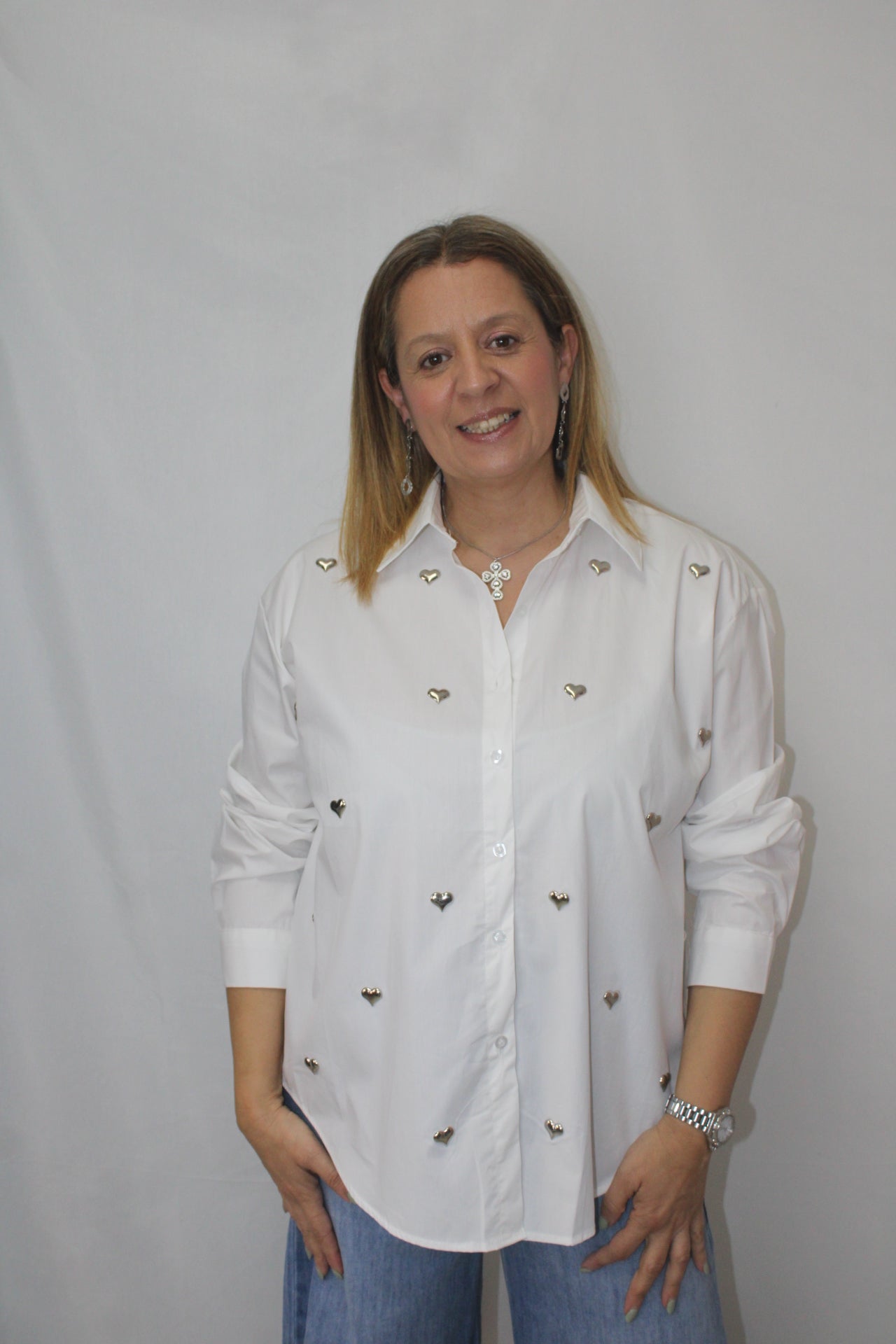 Blusa Corações