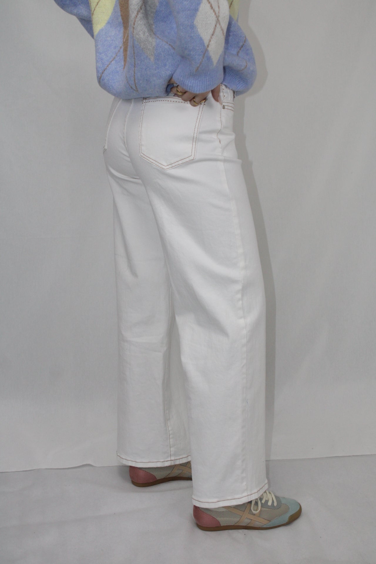 Calça de Ganga Wide Leg