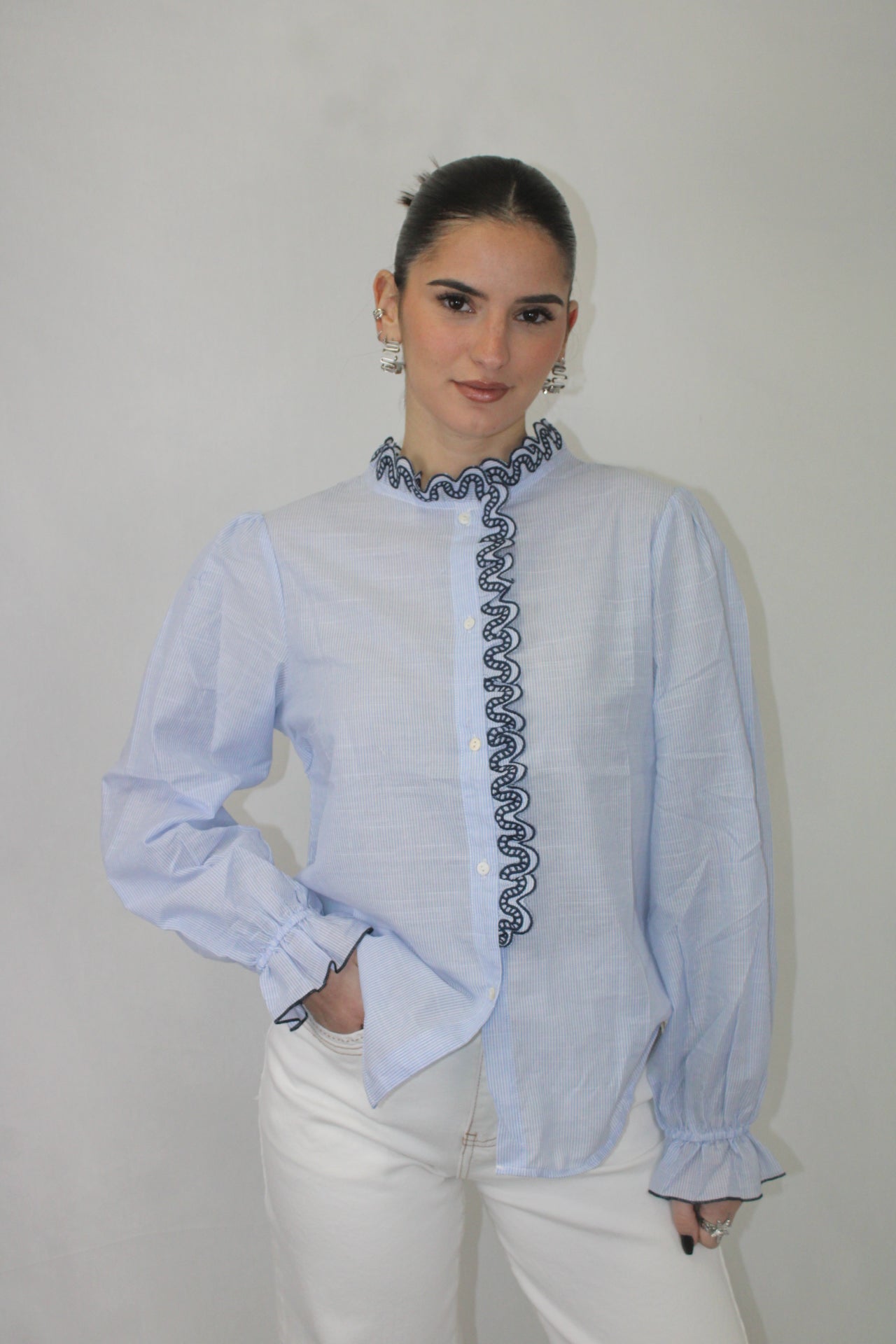 Blusa Riscas