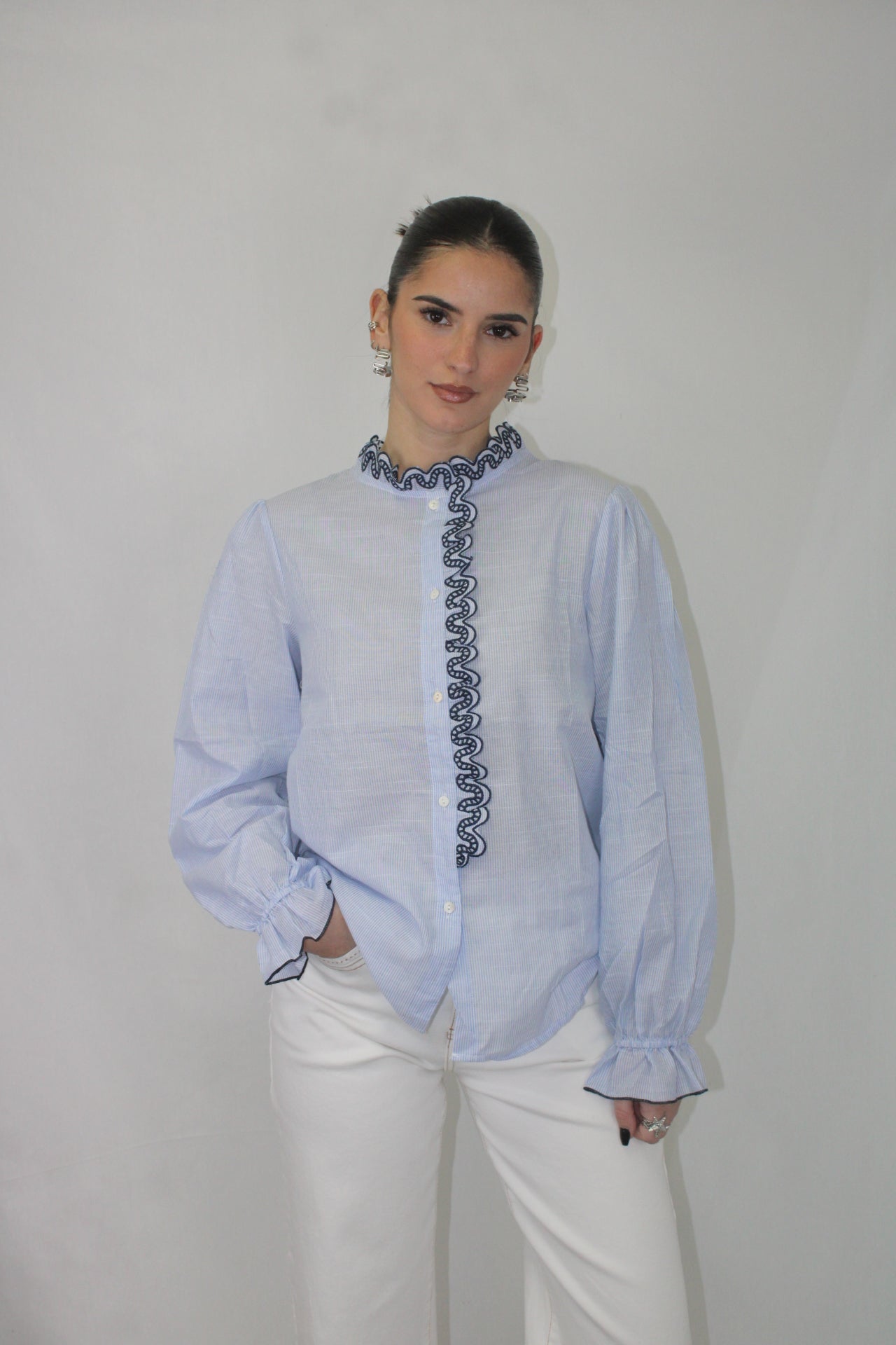 Blusa Riscas