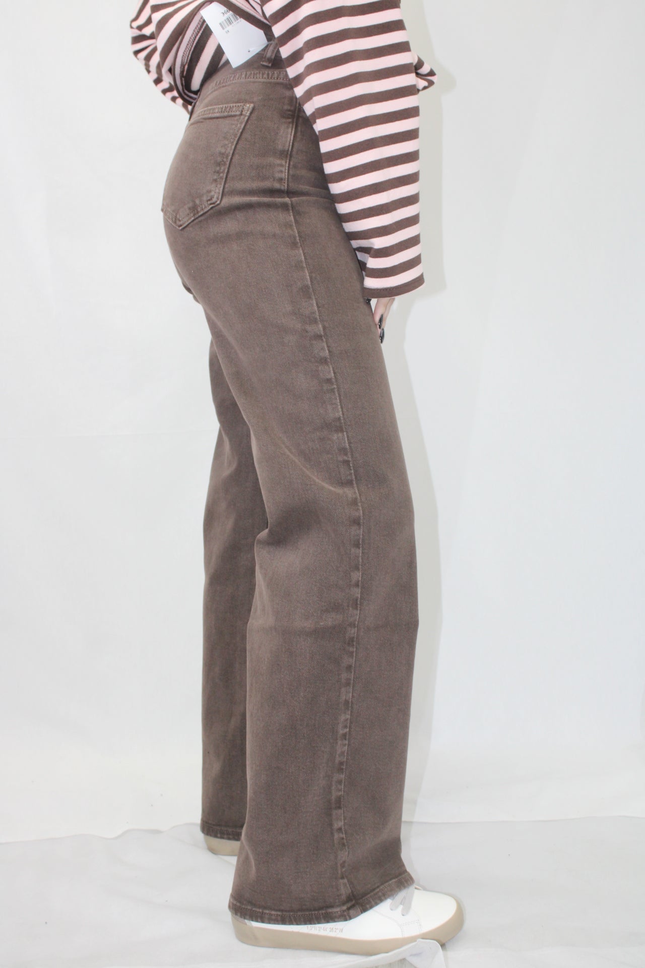 Calças WideLeg em Castanho