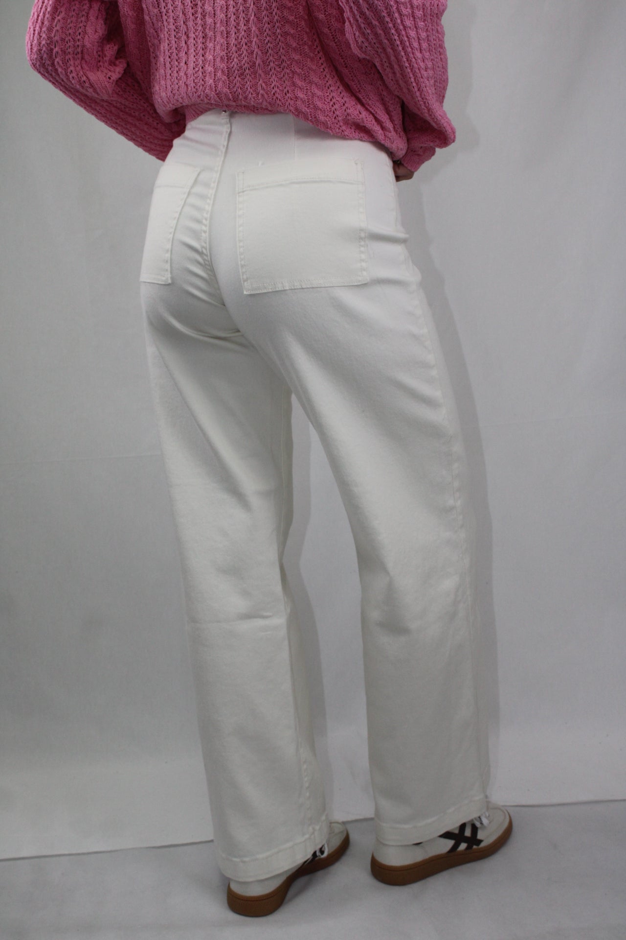 Calças WideLeg com Nervura